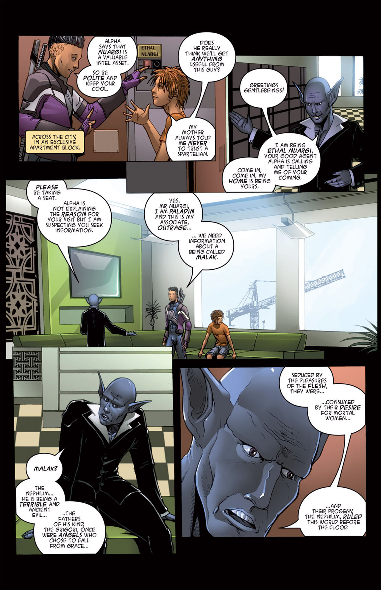 Read online Alpha Gods comic -  Issue #1 - 19