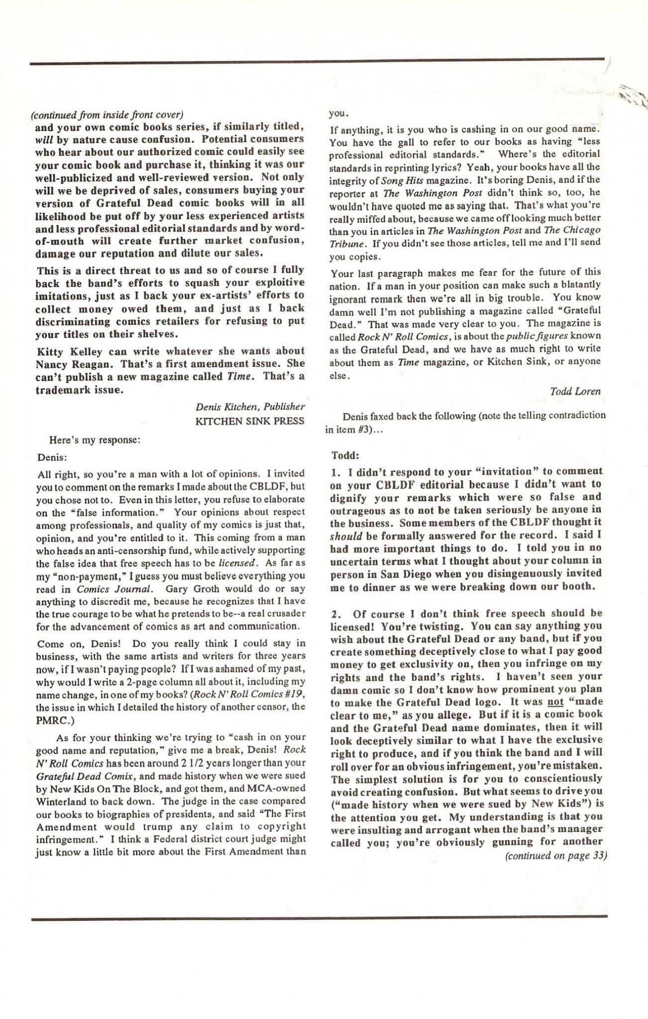 Read online Rock N' Roll Comics comic -  Issue #46 - 33