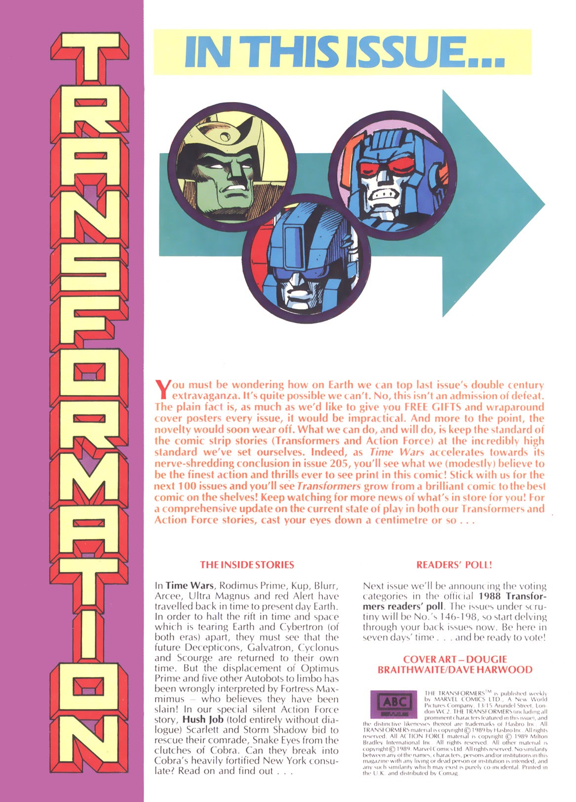 Read online The Transformers (UK) comic -  Issue #201 - 2