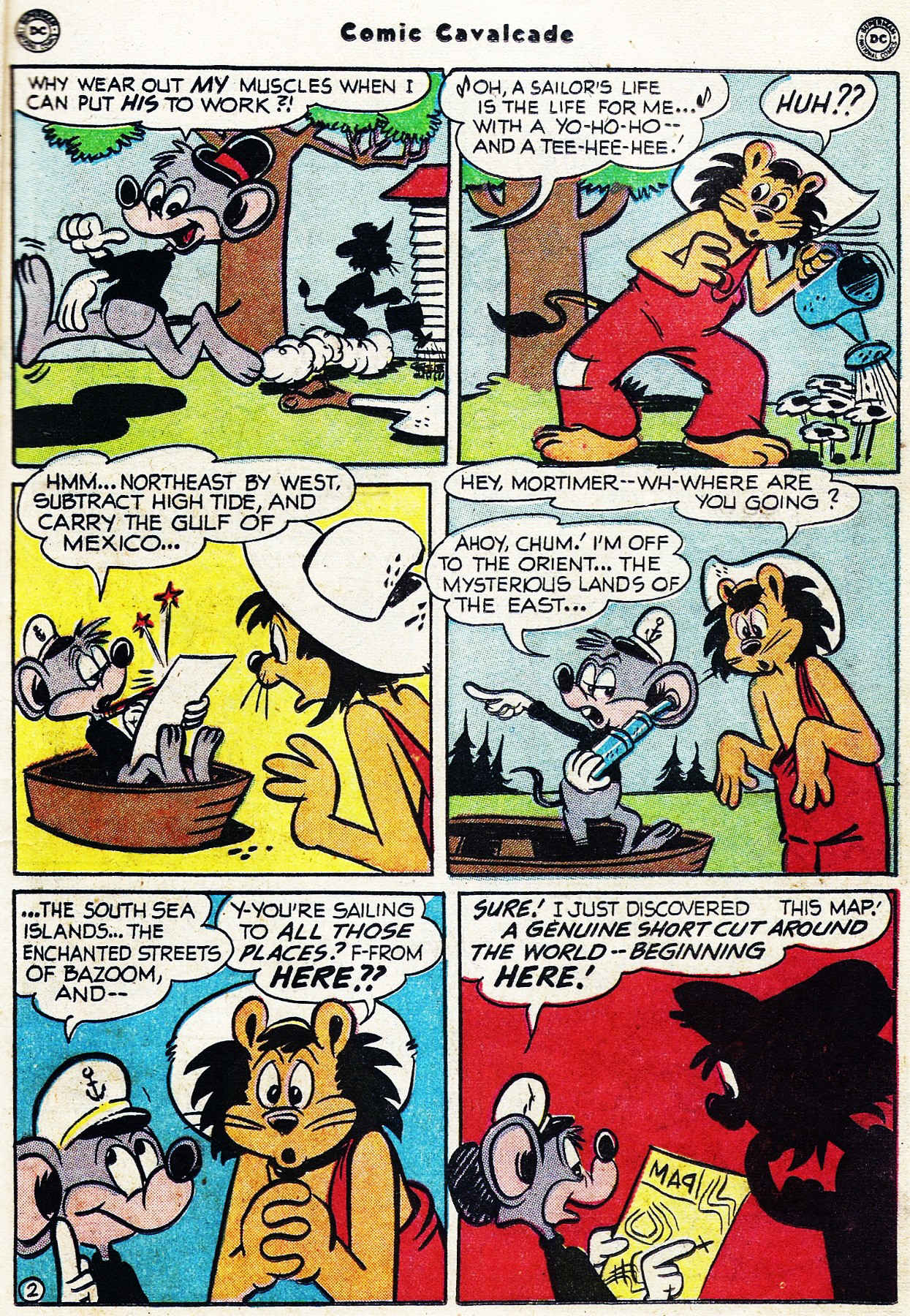 Read online Comic Cavalcade comic -  Issue #37 - 27