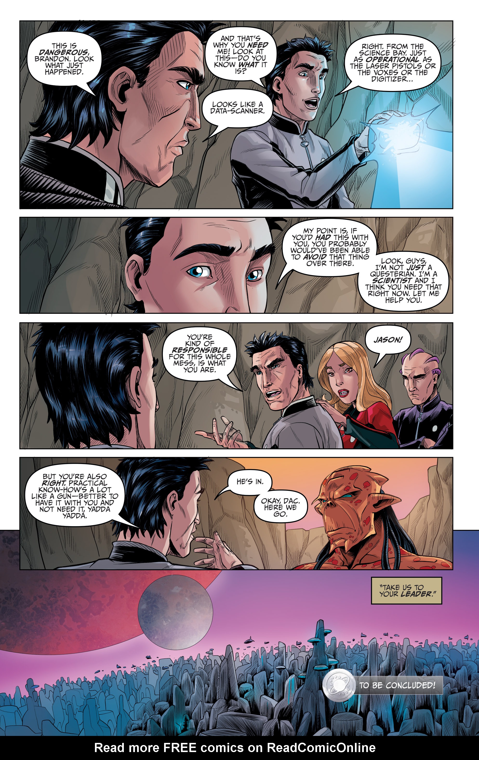 Read online Galaxy Quest: The Journey Continues comic -  Issue #3 - 24