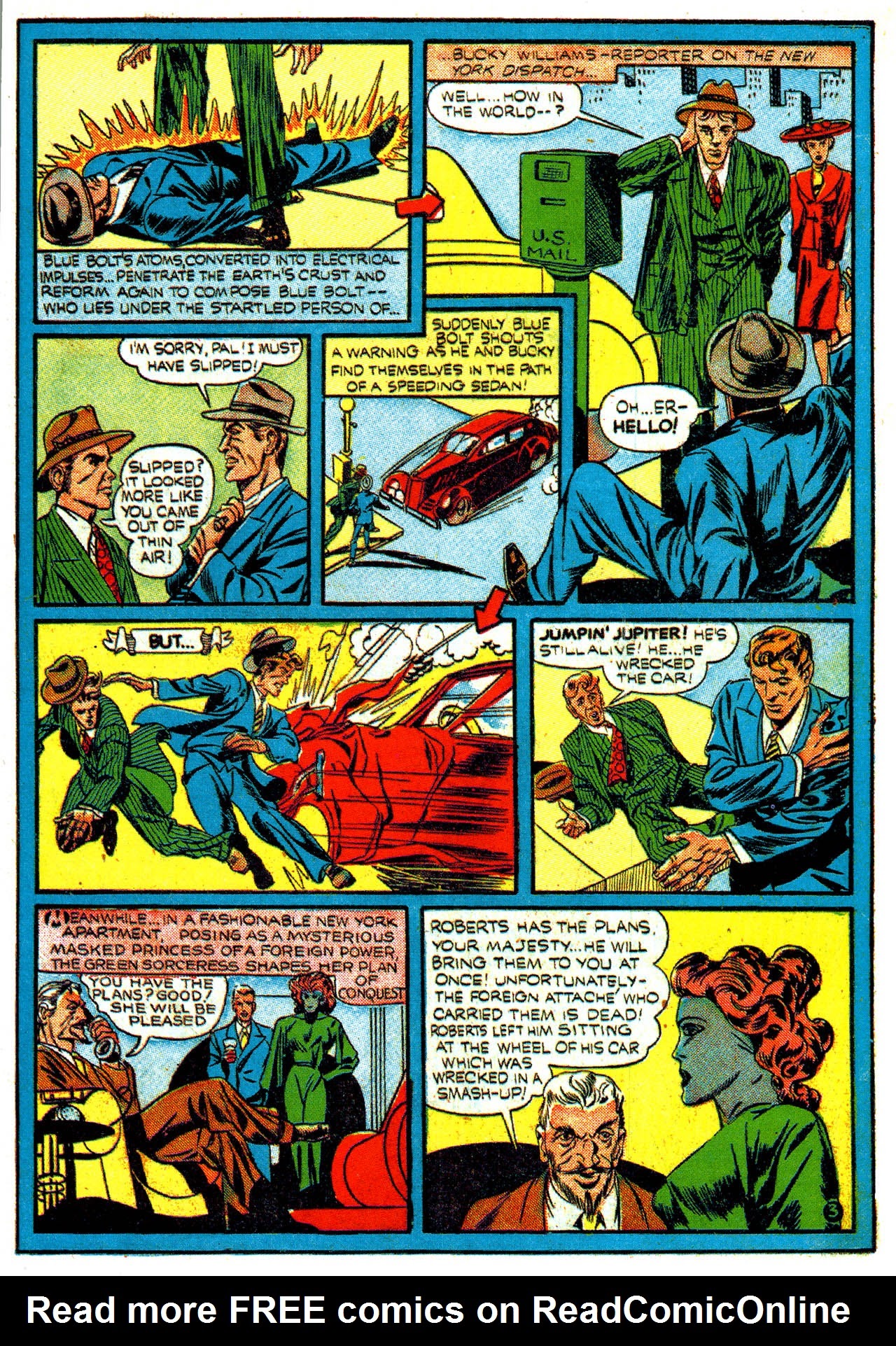 Read online Blue Bolt comic -  Issue # TPB - 74