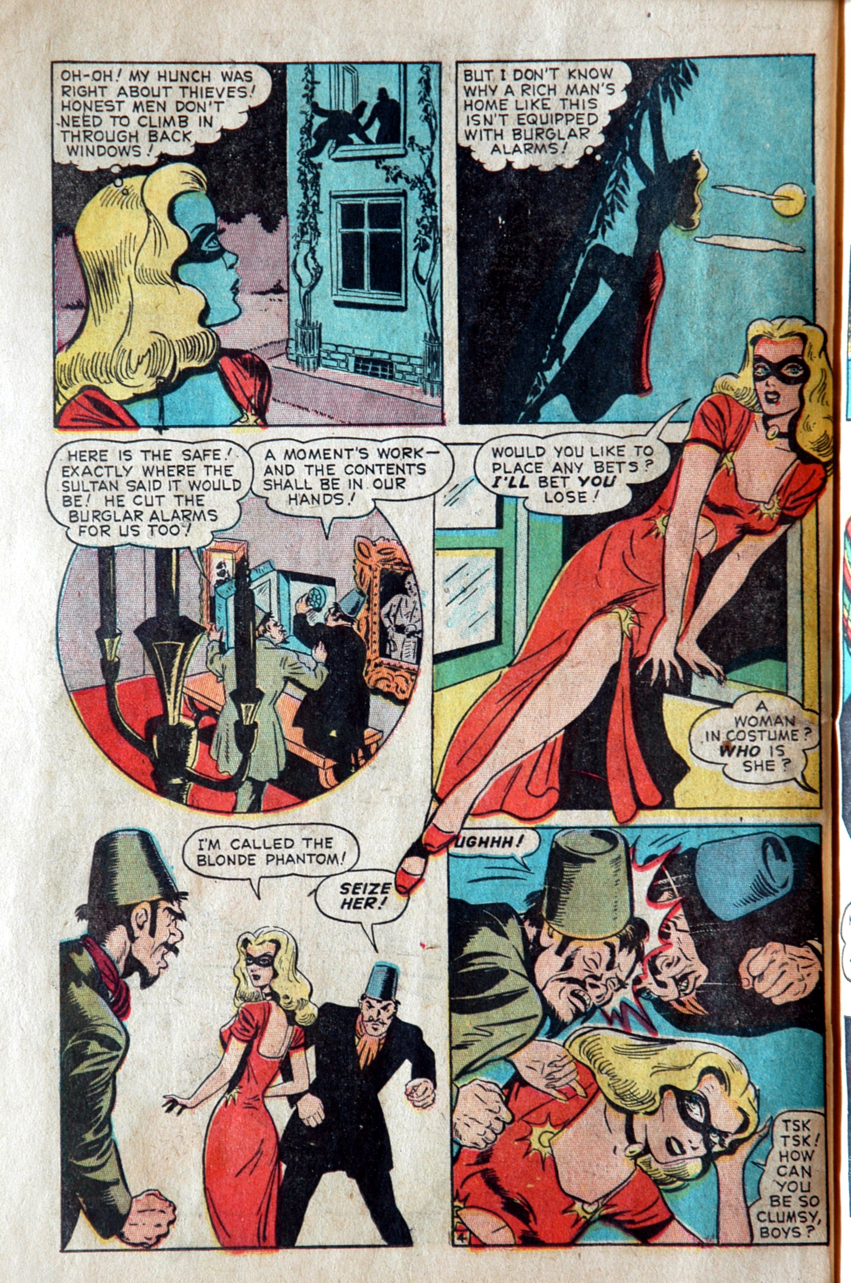 Read online Blonde Phantom Comics comic -  Issue #16 - 26