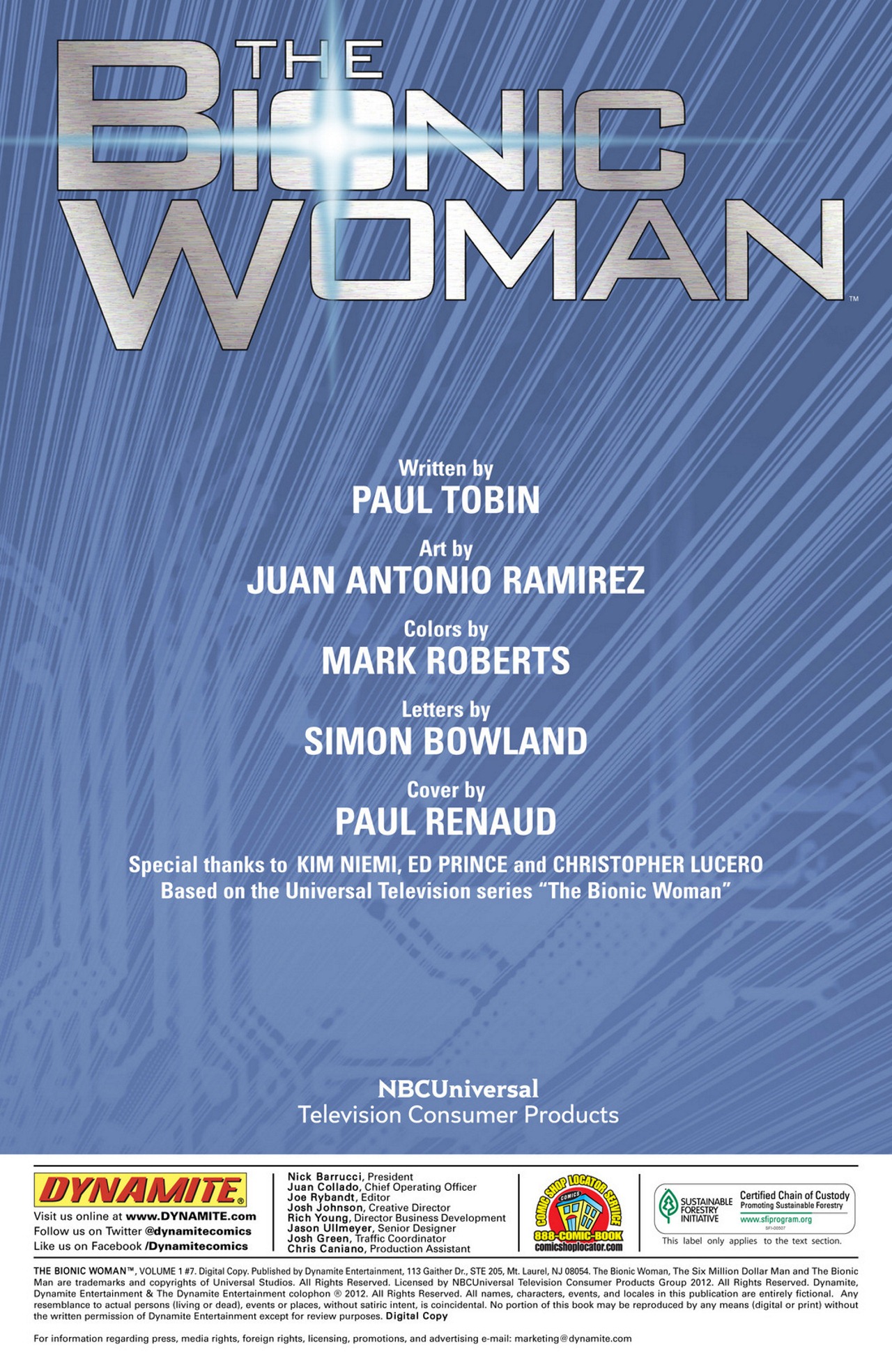 Read online The Bionic Woman comic -  Issue #7 - 2