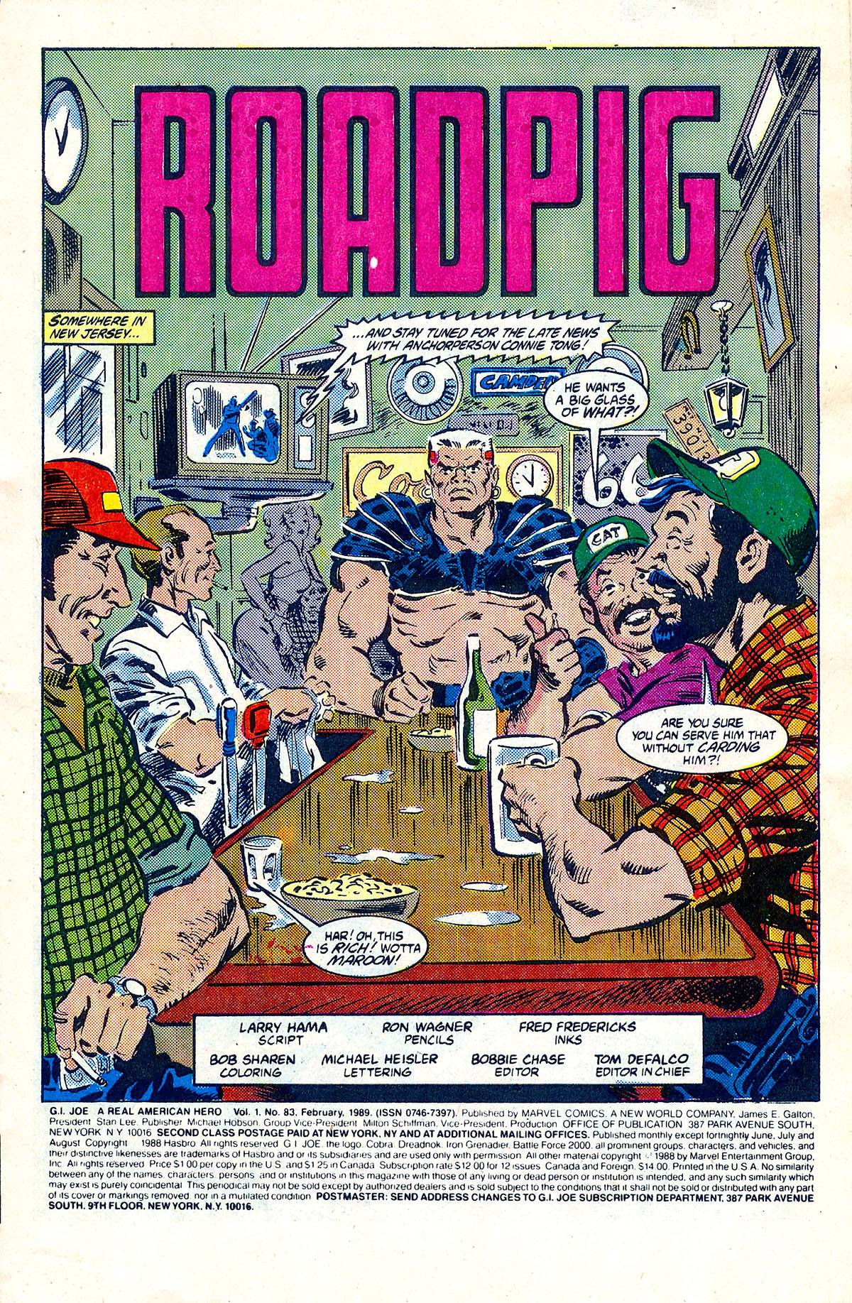 Read online G.I. Joe: A Real American Hero comic -  Issue #83 - 2