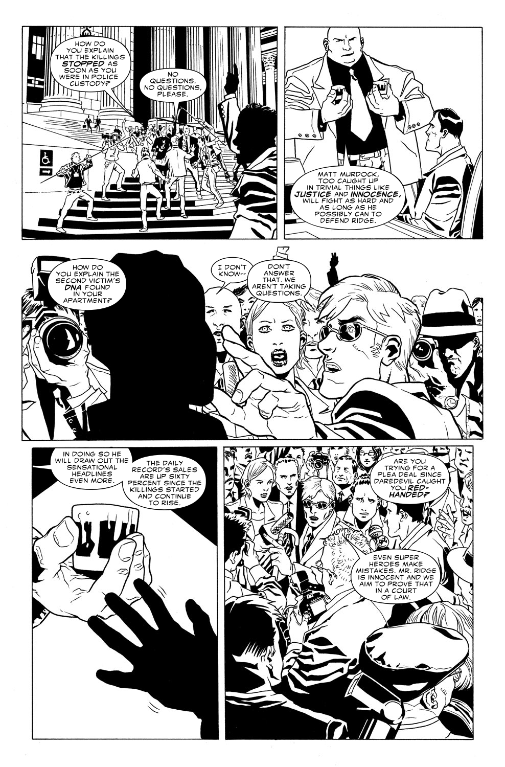 Read online Daredevil Black & White comic -  Issue # Full - 28
