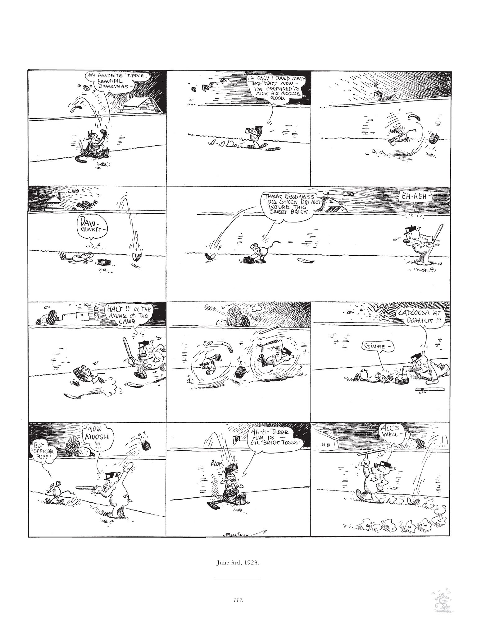 Read online Krazy & Ignatz comic -  Issue # TPB 3 - 117