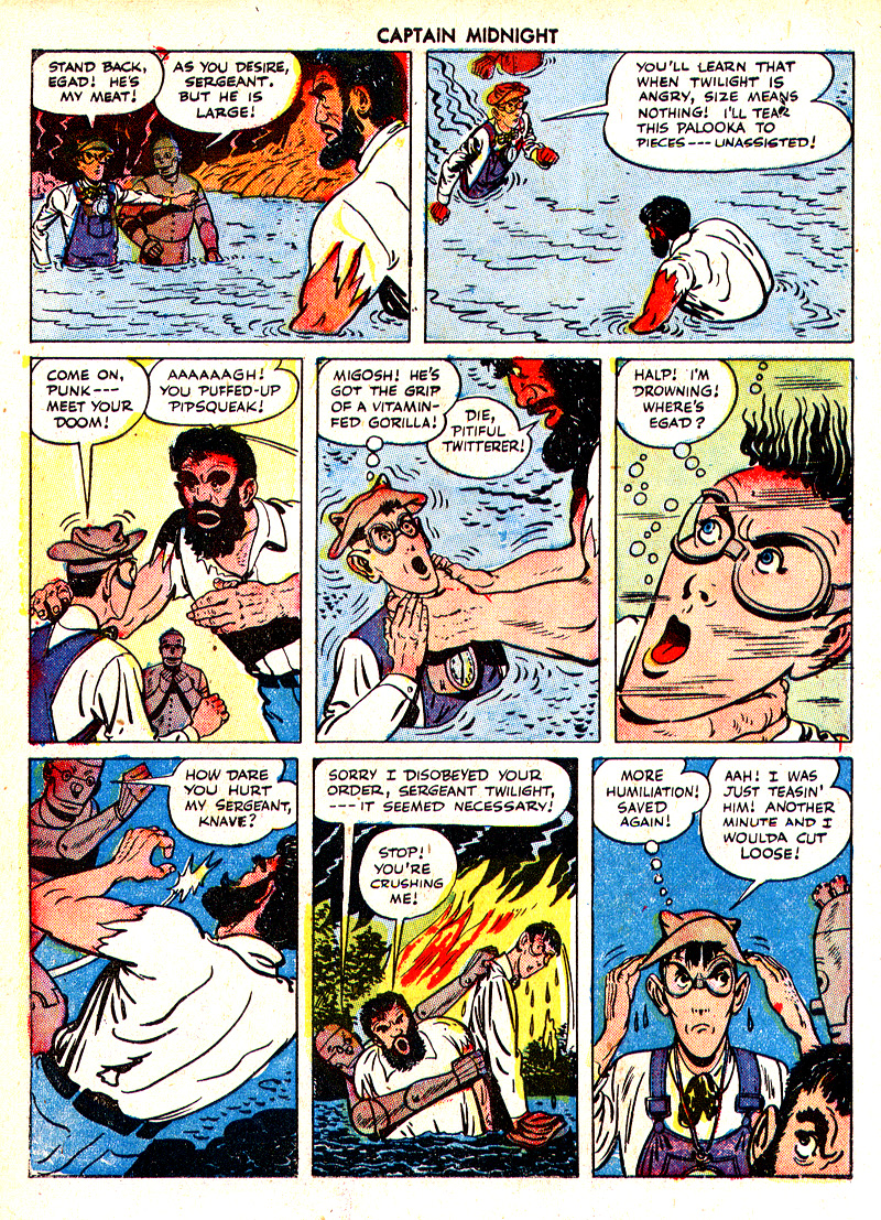 Read online Captain Midnight (1942) comic -  Issue #38 - 27