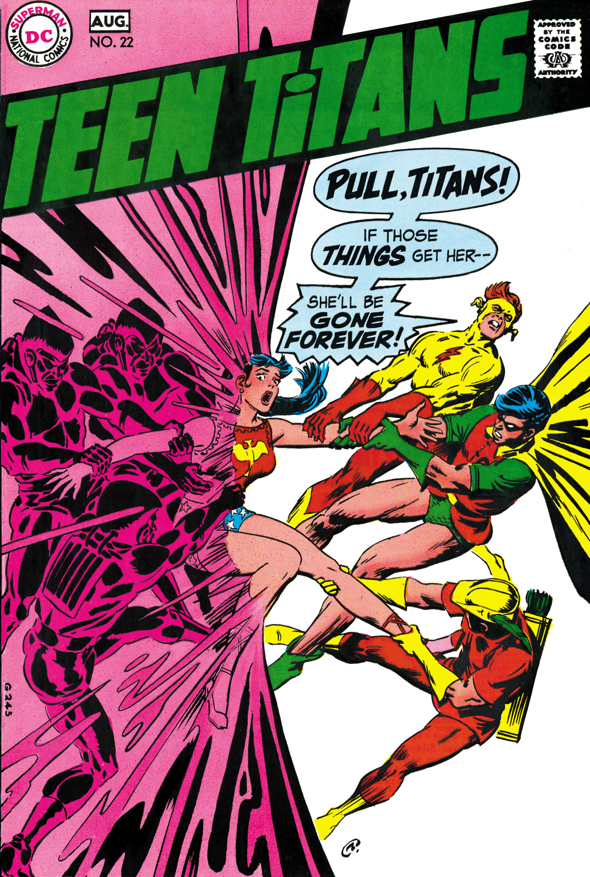 Read online Teen Titans (1966) comic -  Issue #22 - 1