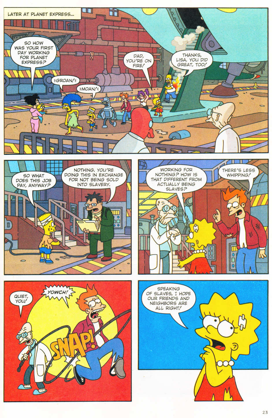 Read online The Simpsons/Futurama Crossover Crisis II comic -  Issue #1 - 24