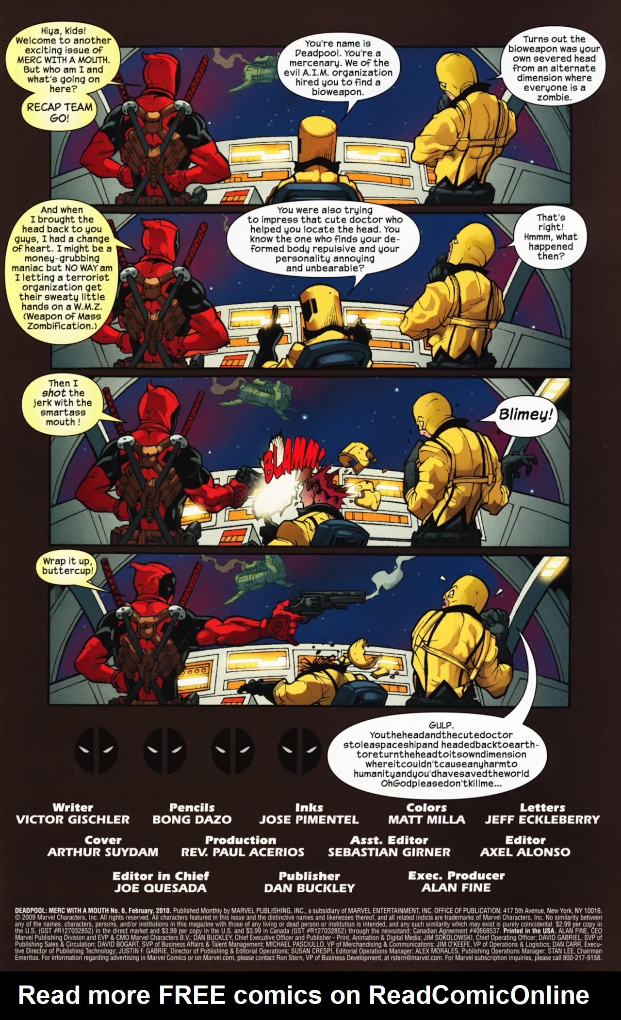 Read online Deadpool: Merc With a Mouth comic -  Issue #6 - 3