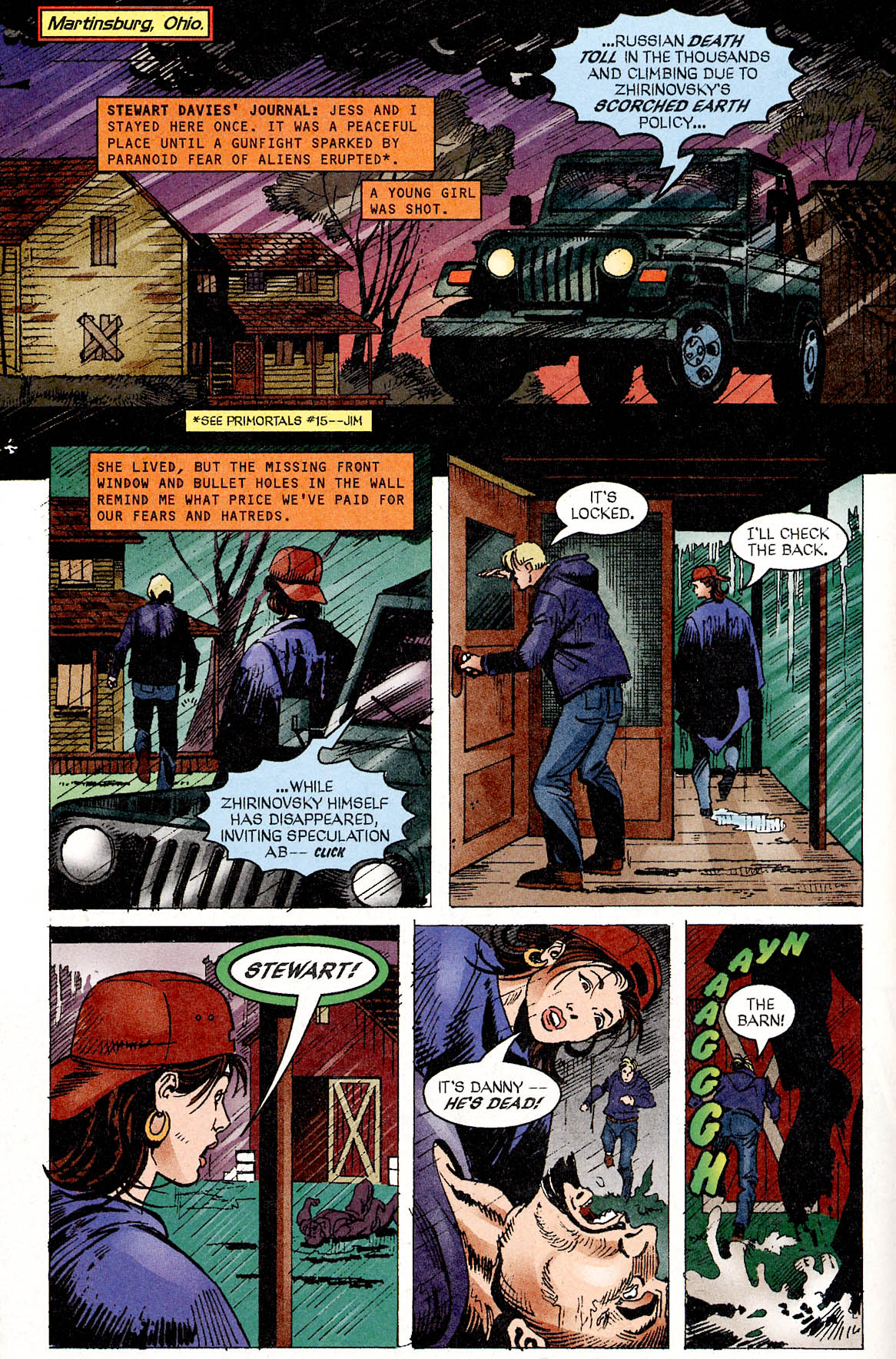 Read online Leonard Nimoy's Primortals (1996) comic -  Issue #8 - 10