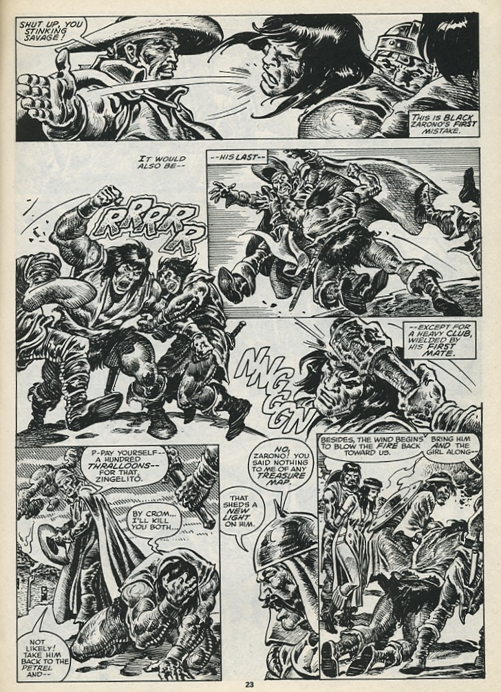 Read online The Savage Sword Of Conan comic -  Issue #199 - 25