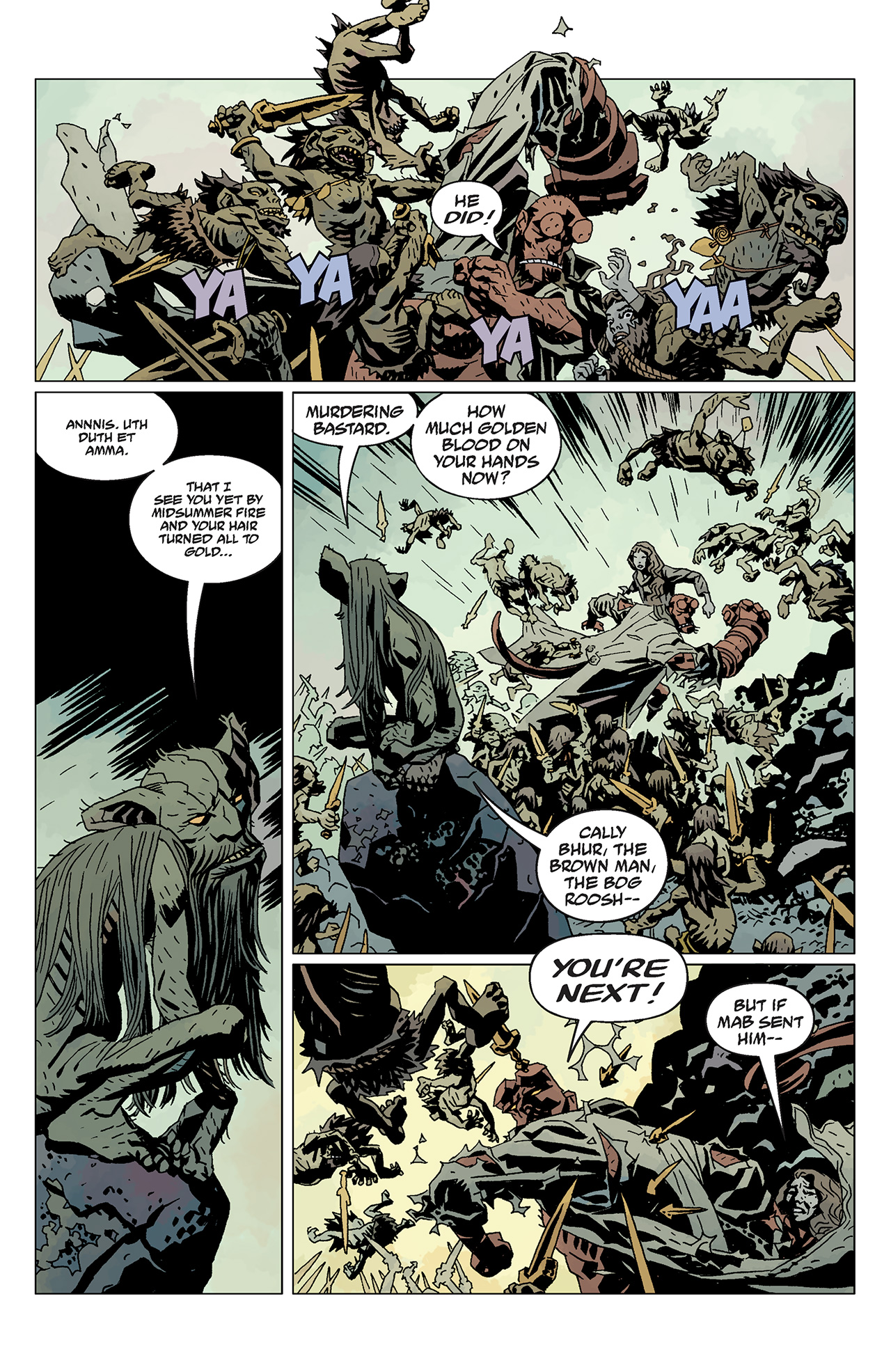 Read online Hellboy: The Wild Hunt comic -  Issue #4 - 14