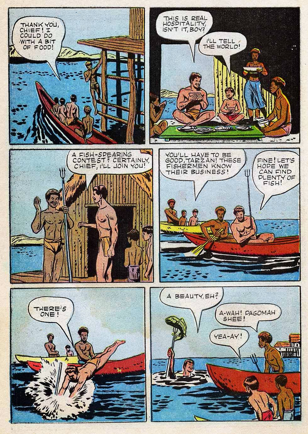 Read online Tarzan (1948) comic -  Issue #7 - 26