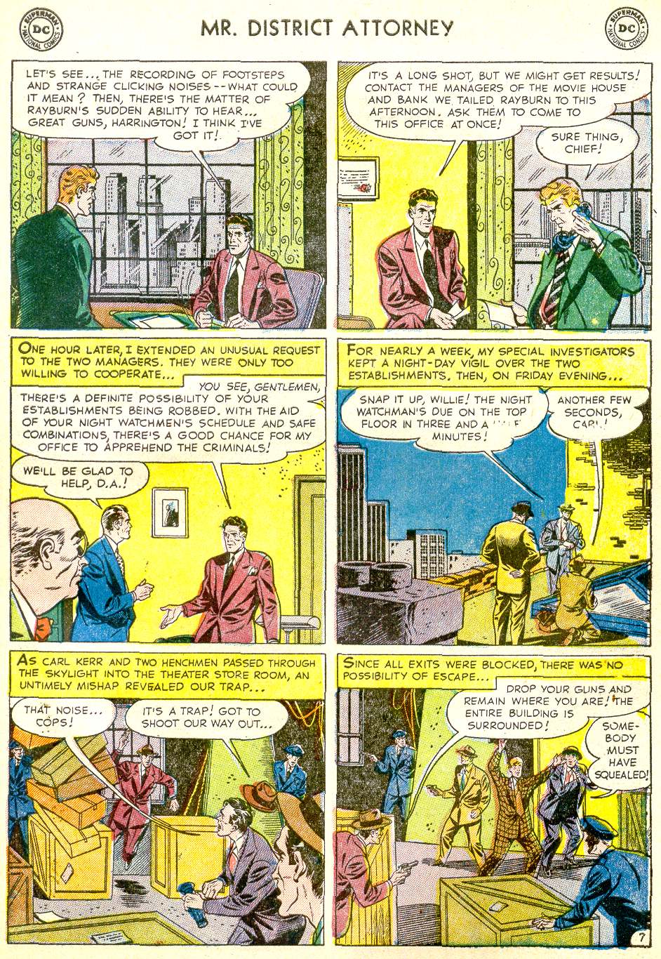Read online Mr. District Attorney comic -  Issue #28 - 37