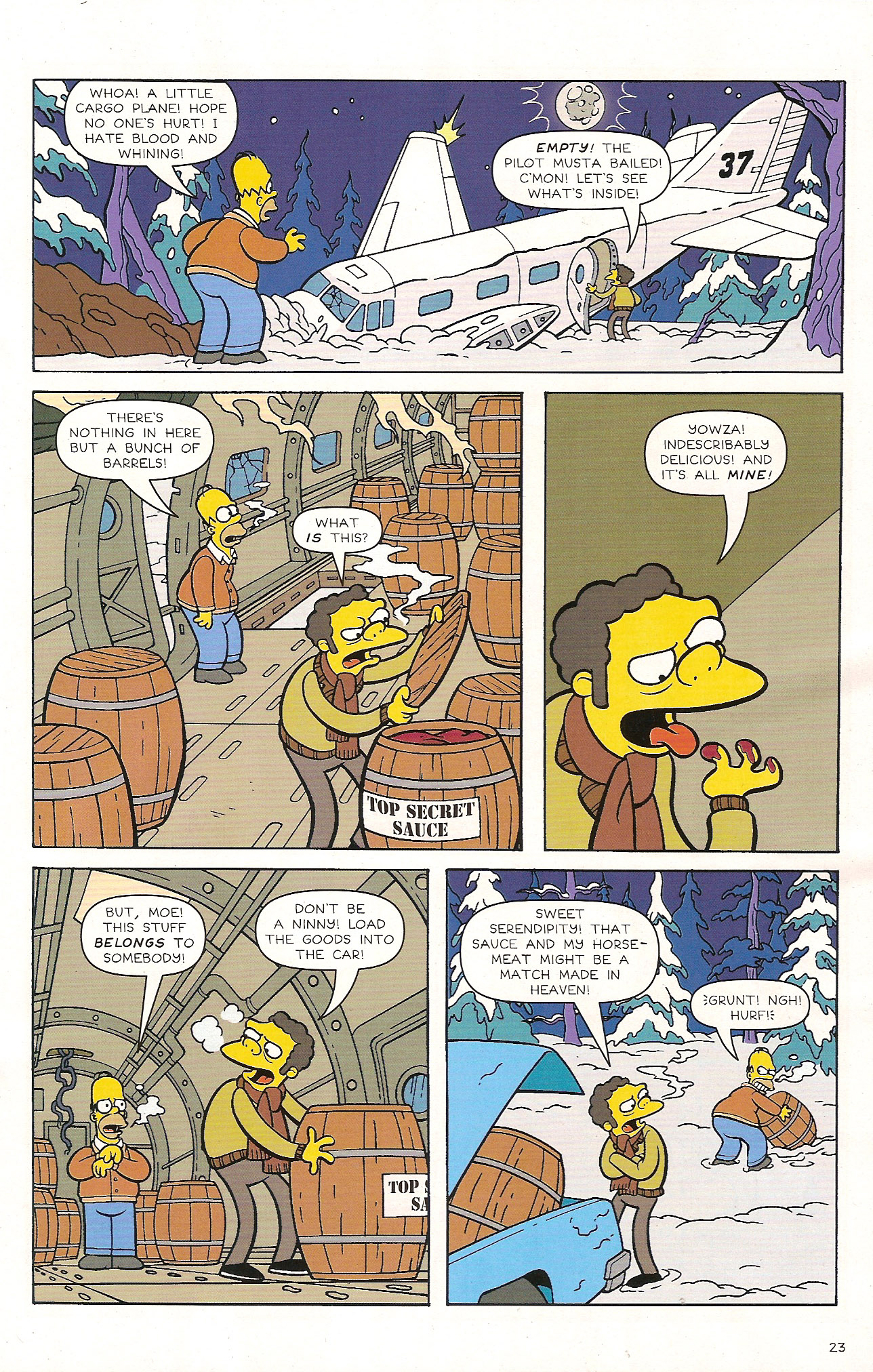 Read online The Simpsons Winter Wingding comic -  Issue #5 - 24