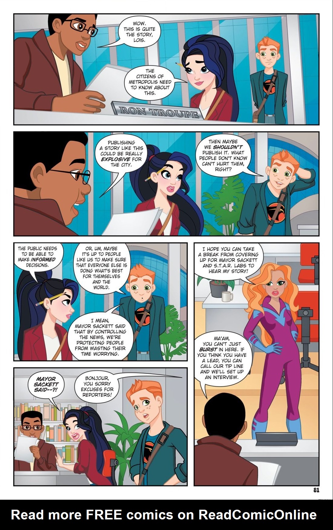 Read online DC Super Hero Girls: Date With Disaster comic -  Issue # TPB - 80