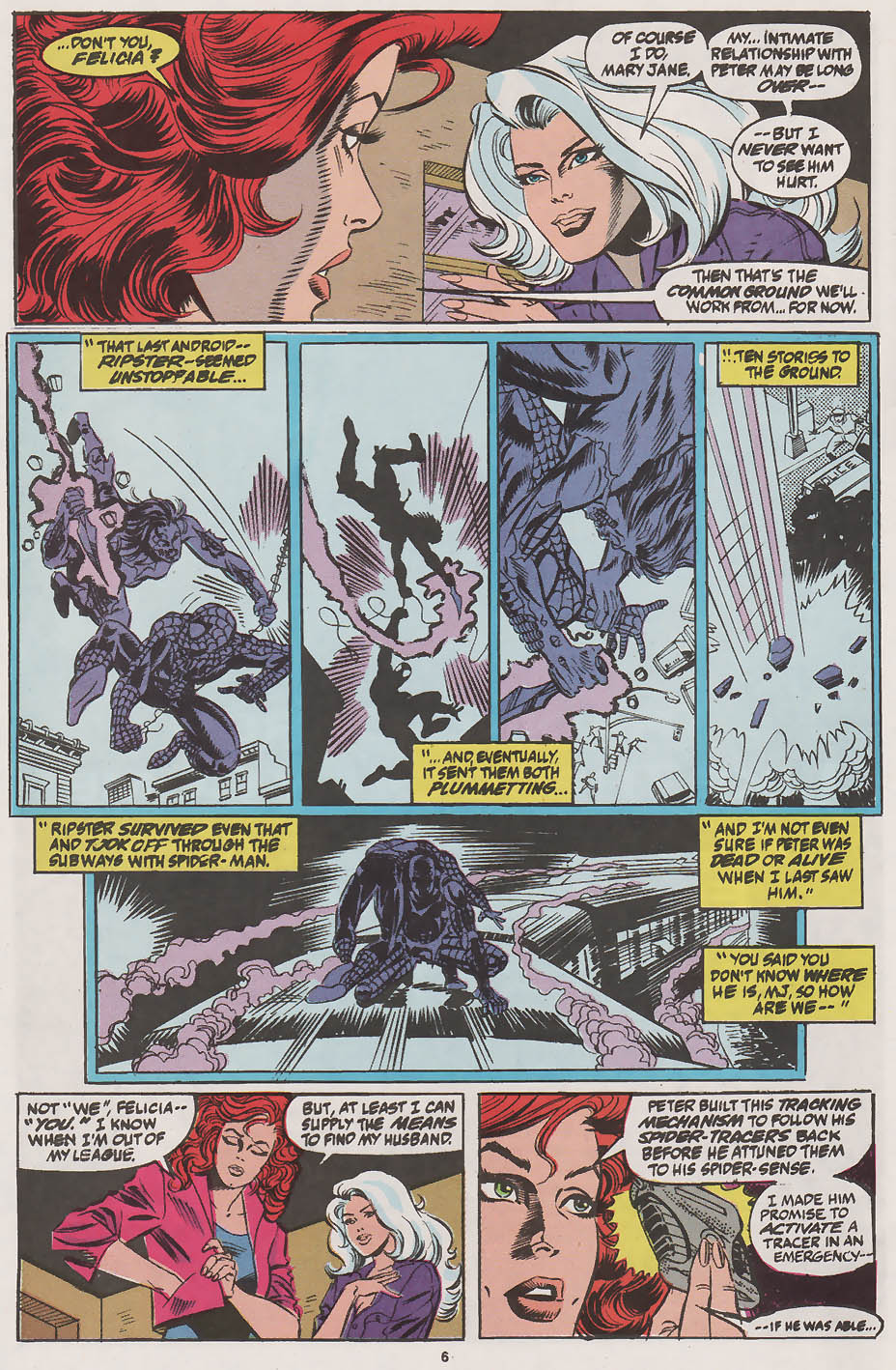 Read online Web of Spider-Man (1985) comic -  Issue #80 - 6