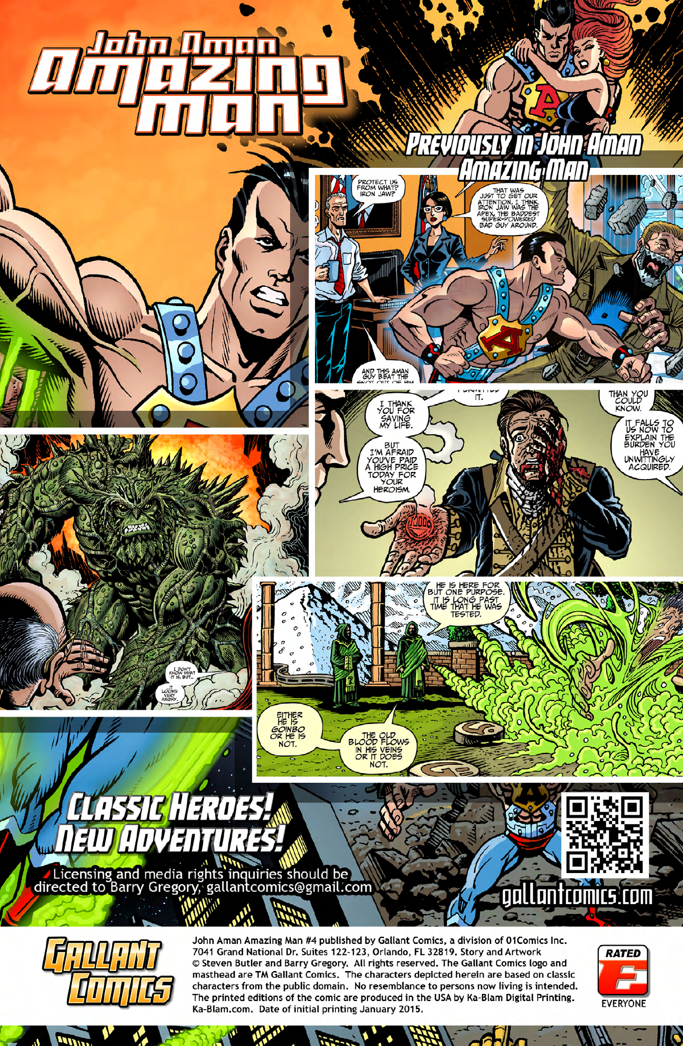 Read online John Aman Amazing Man comic -  Issue #4 - 2