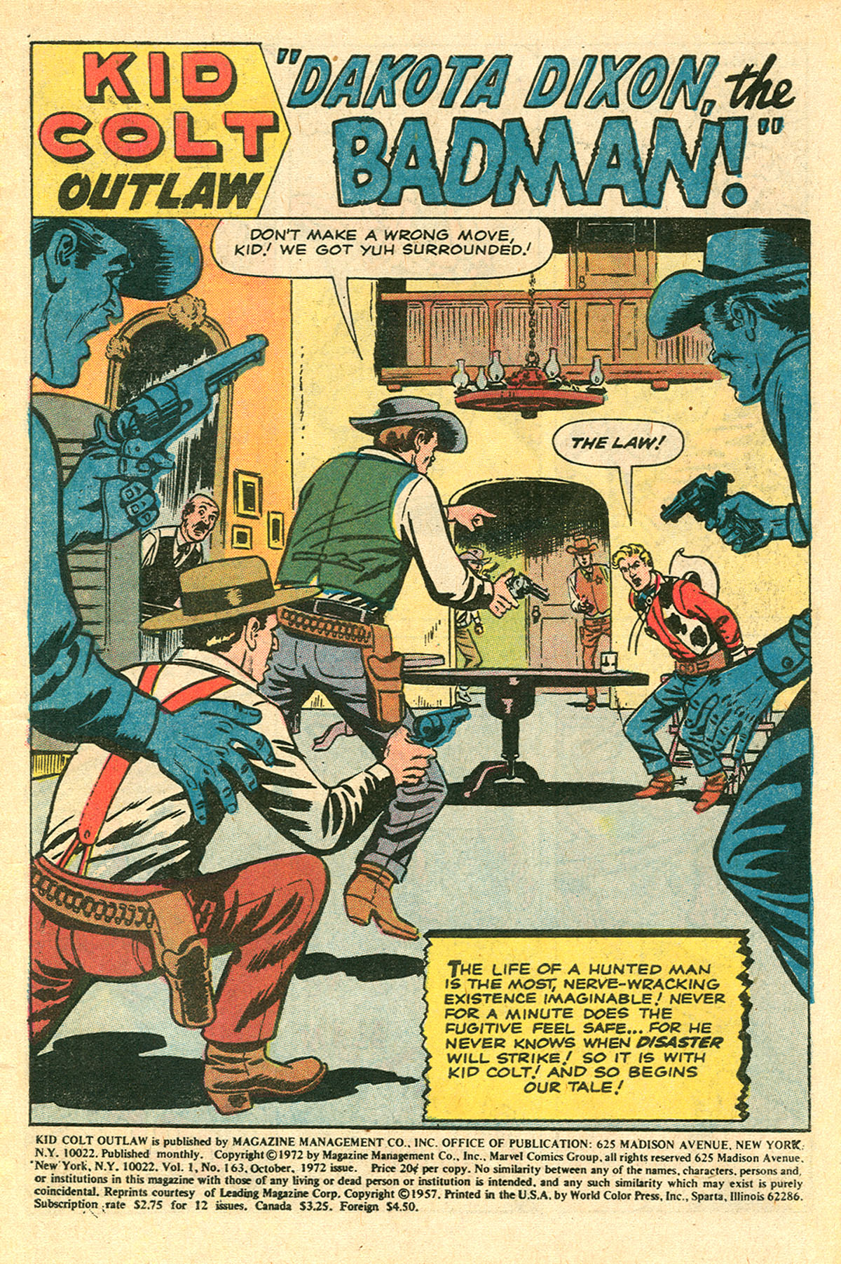 Read online Kid Colt Outlaw comic -  Issue #163 - 3