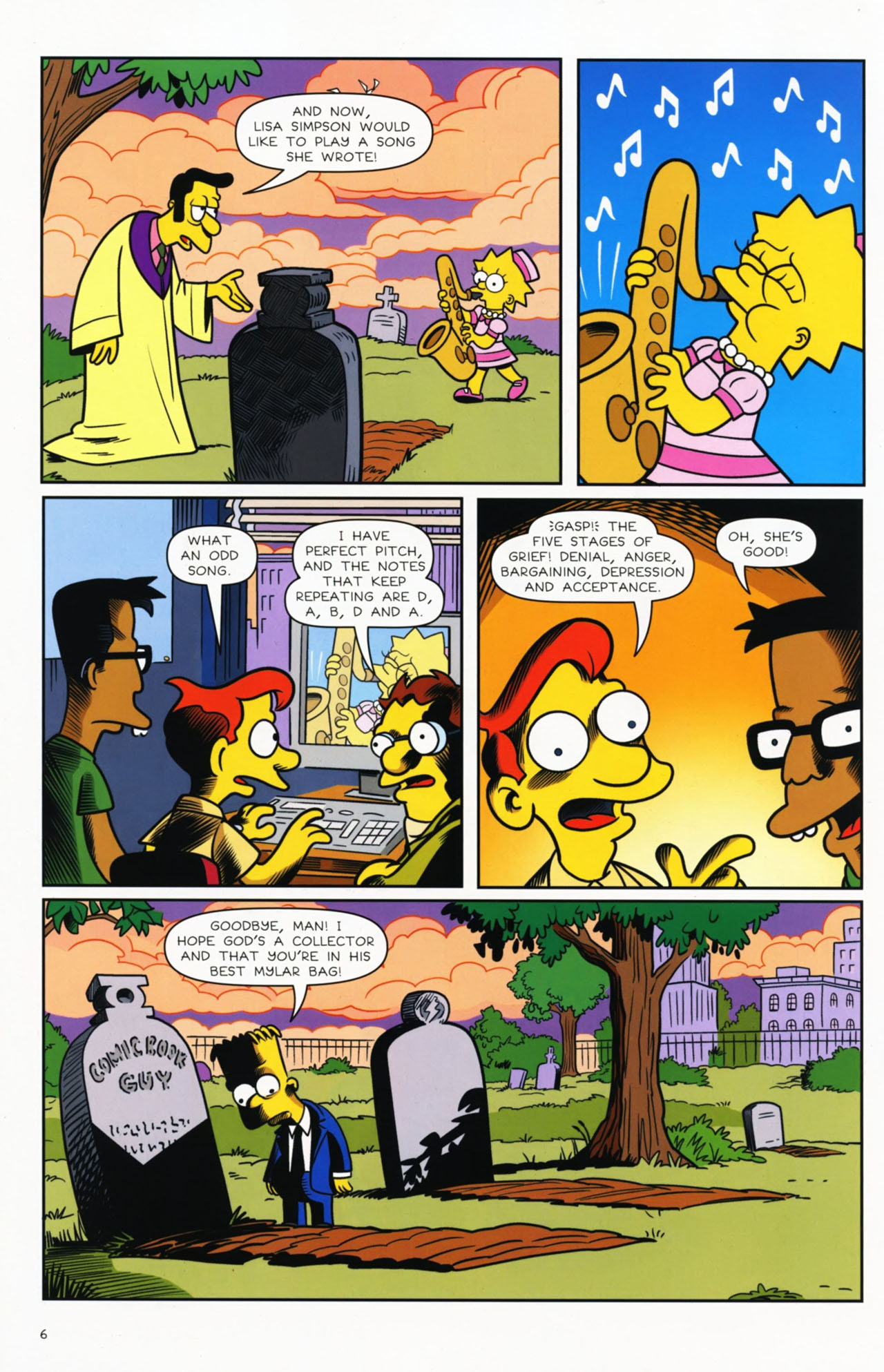 Read online Bongo Comics presents Comic Book Guy: The Comic Book comic -  Issue #2 - 8