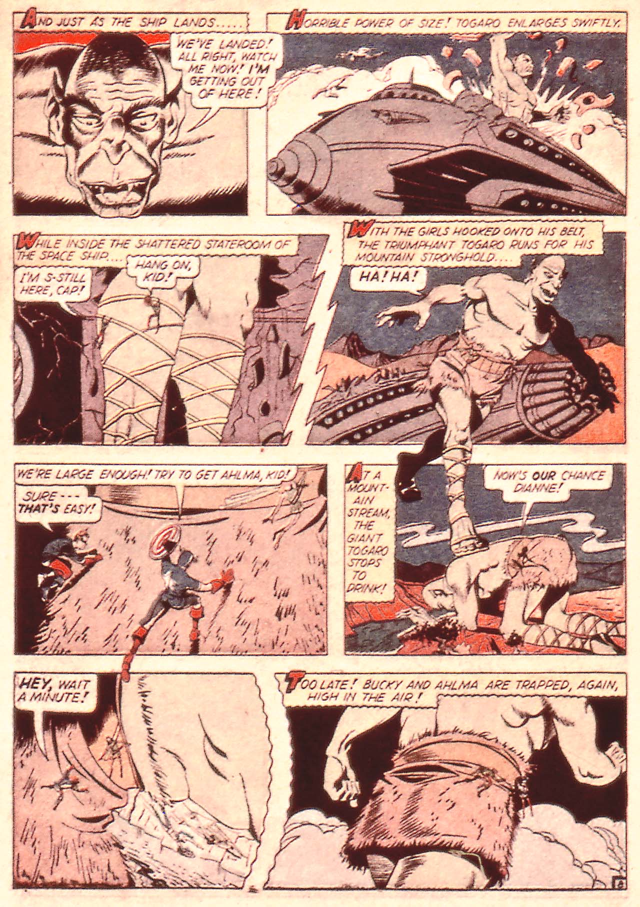 Read online Captain America Comics comic -  Issue #26 - 10