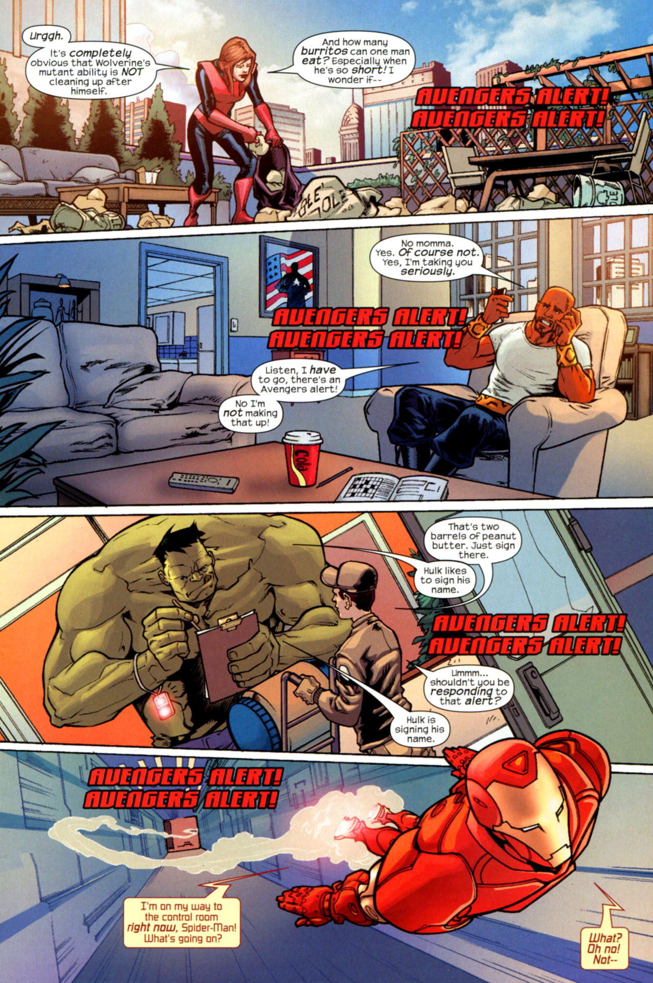 Read online Marvel Adventures The Avengers comic -  Issue #32 - 2