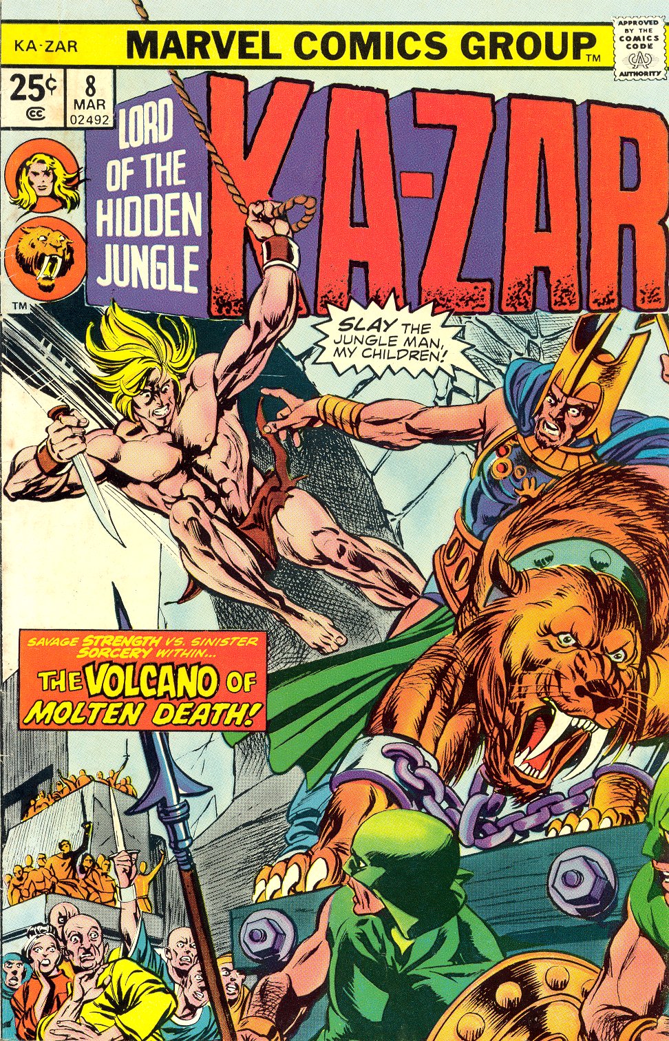 Read online Ka-Zar comic -  Issue #8 - 1