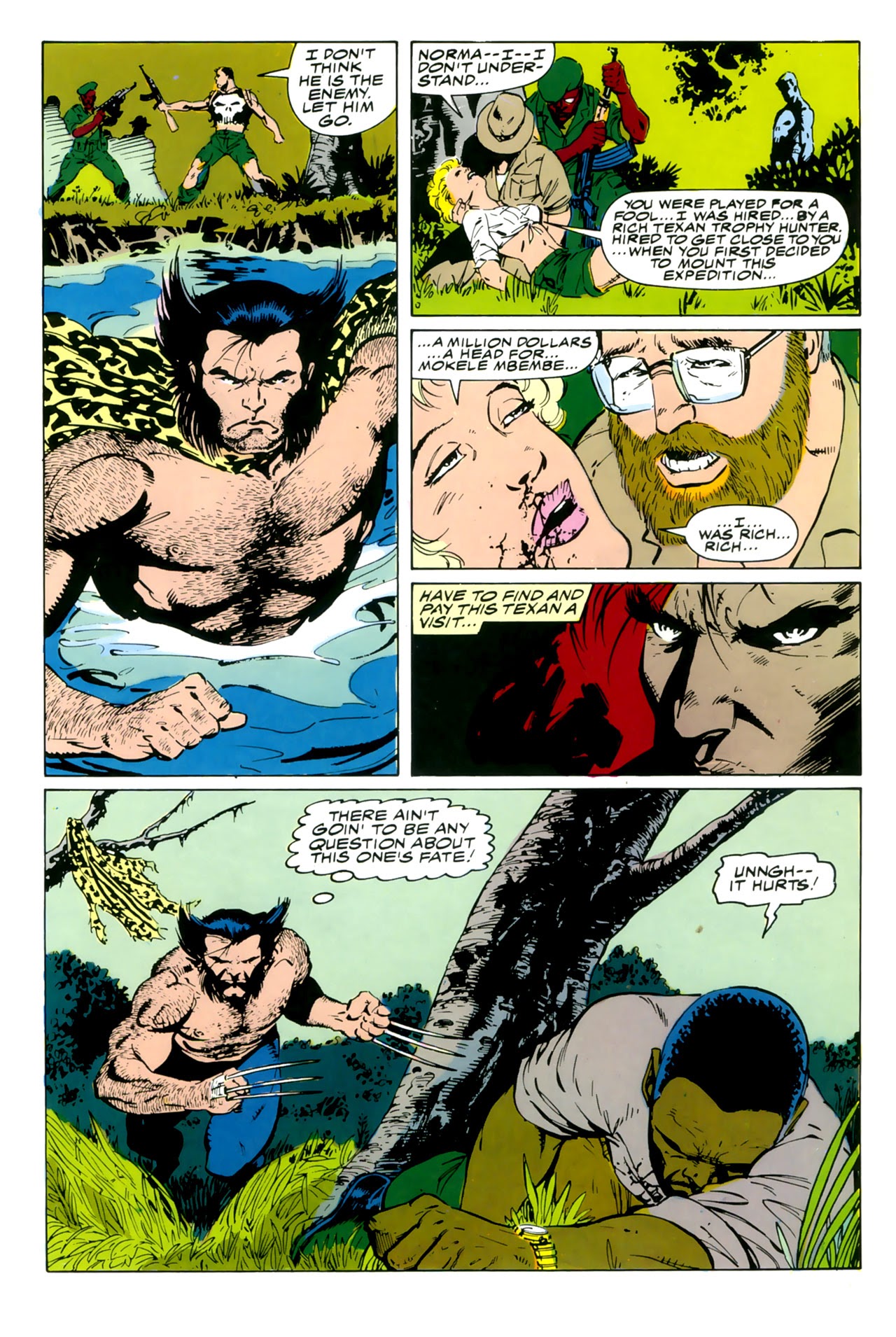 Read online The Punisher and Wolverine in African Saga comic -  Issue # Full - 44