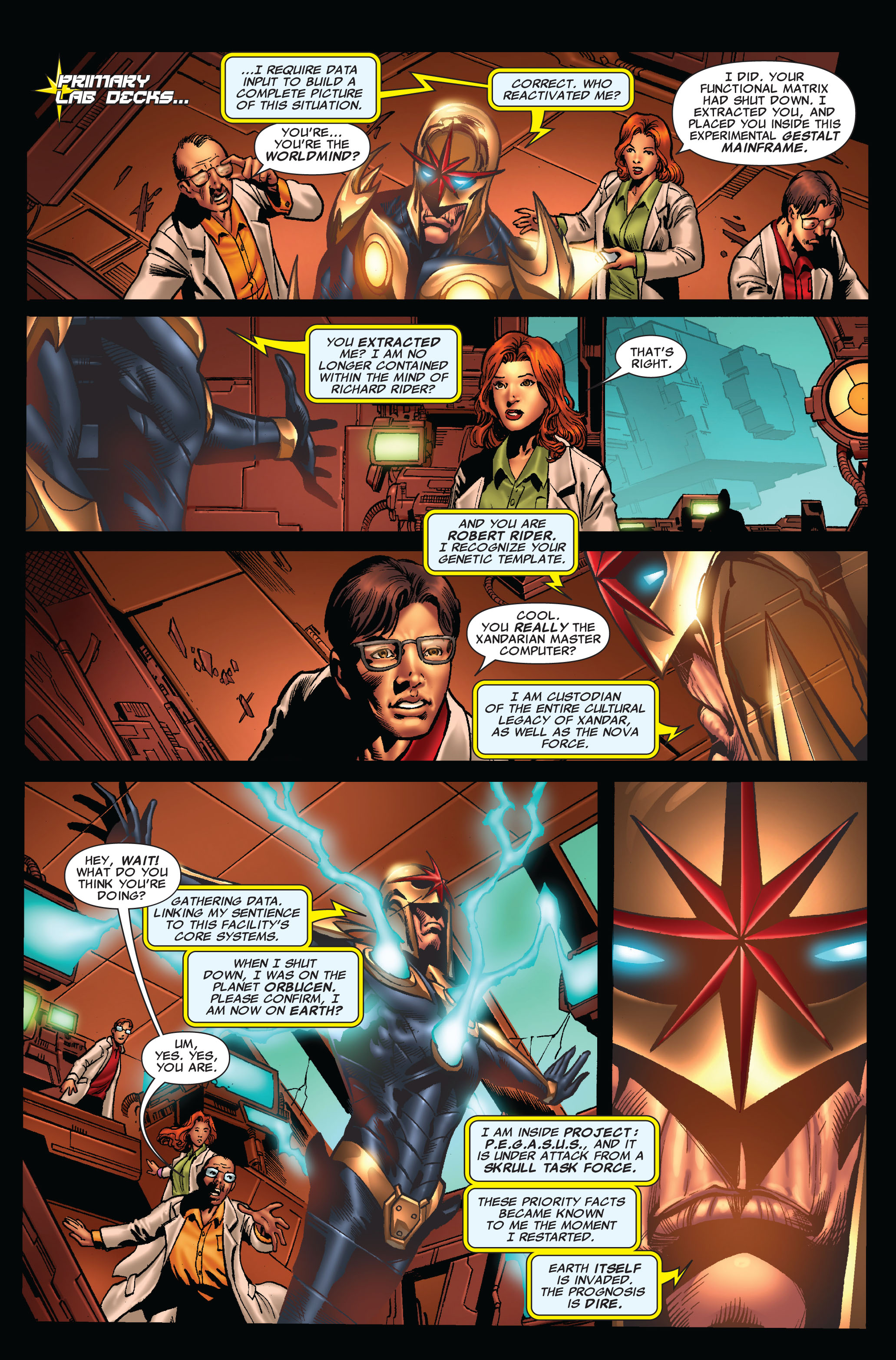 Read online Nova (2007) comic -  Issue #18 - 11
