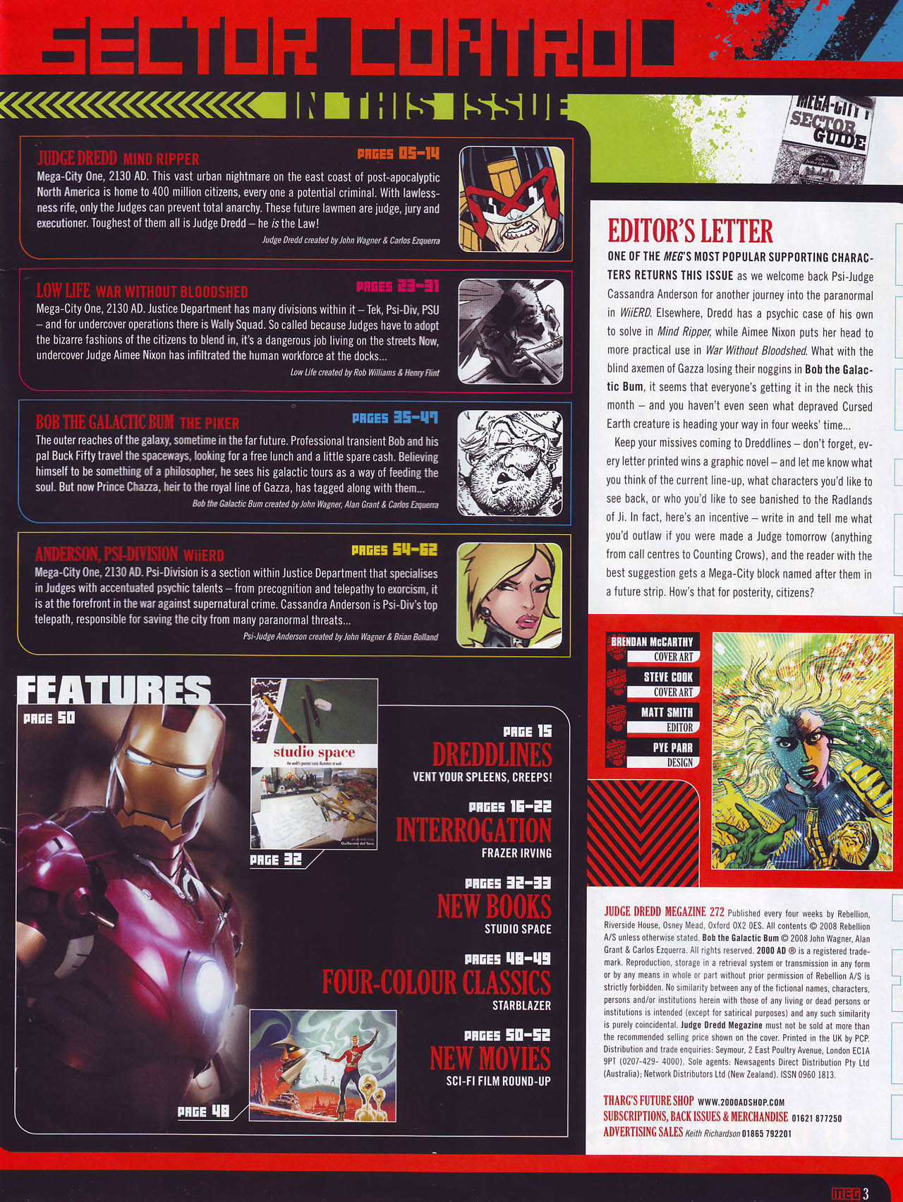 Read online Judge Dredd Megazine (Vol. 5) comic -  Issue #272 - 3