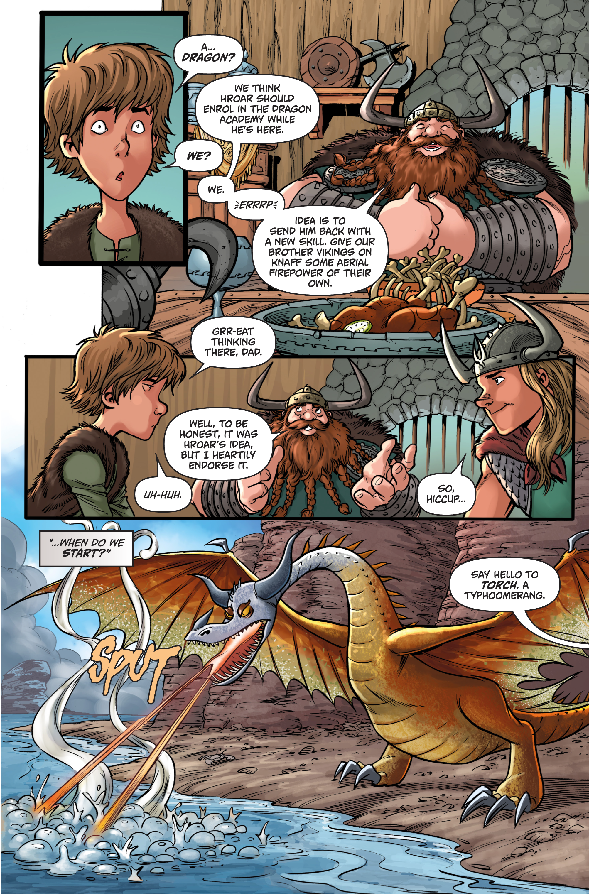Read online DreamWorks Dragons: Riders of Berk comic -  Issue # _TPB - 87