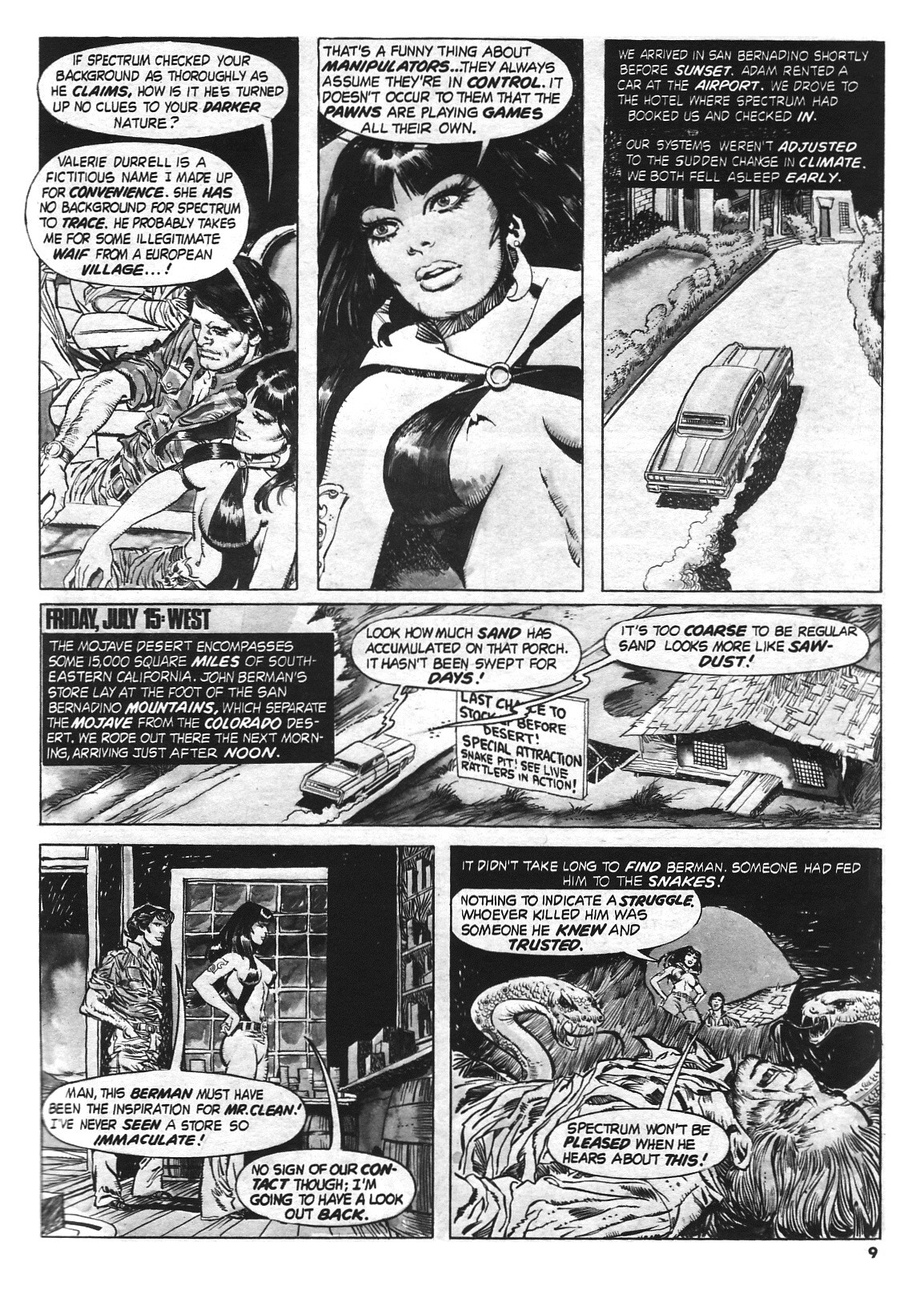 Read online Vampirella (1969) comic -  Issue #64 - 9