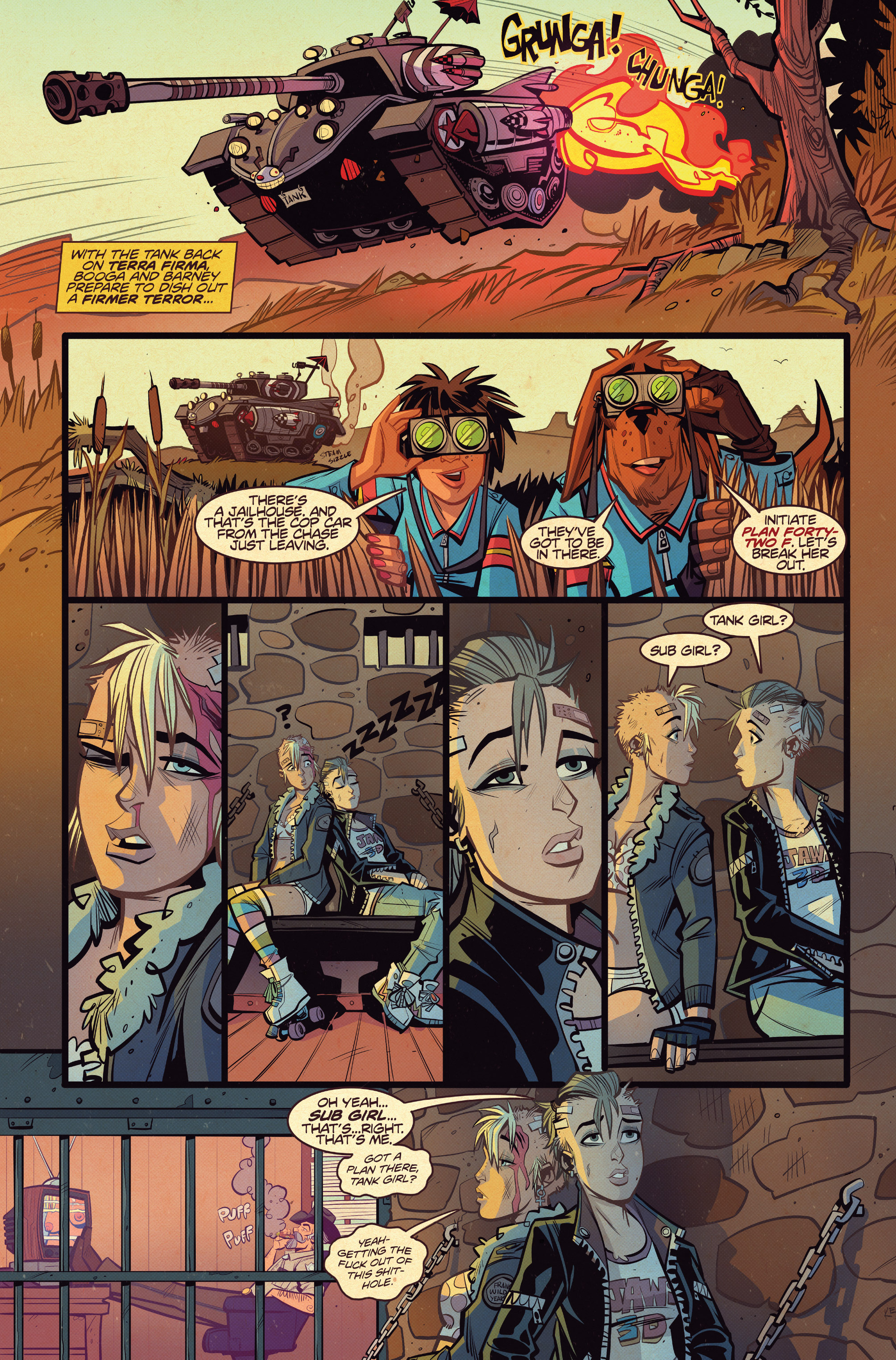 Read online Tank Girl: Two Girls, One Tank comic -  Issue #2 - 14