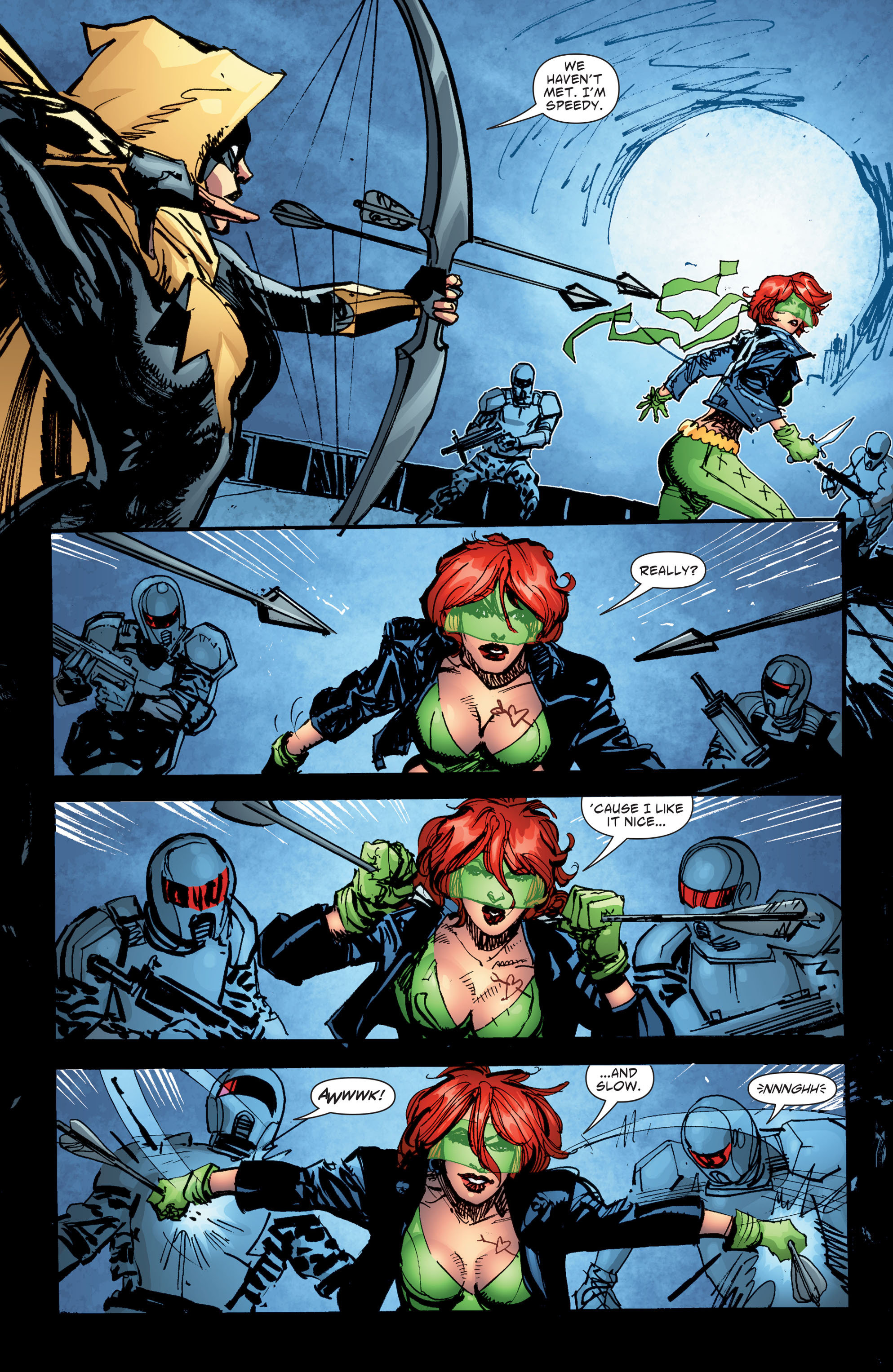 Read online Green Arrow/Black Canary comic -  Issue #28 - 7
