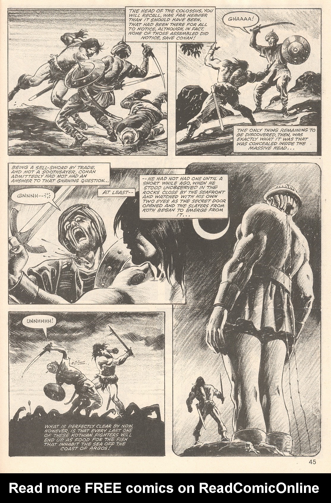 Read online The Savage Sword Of Conan comic -  Issue #80 - 45