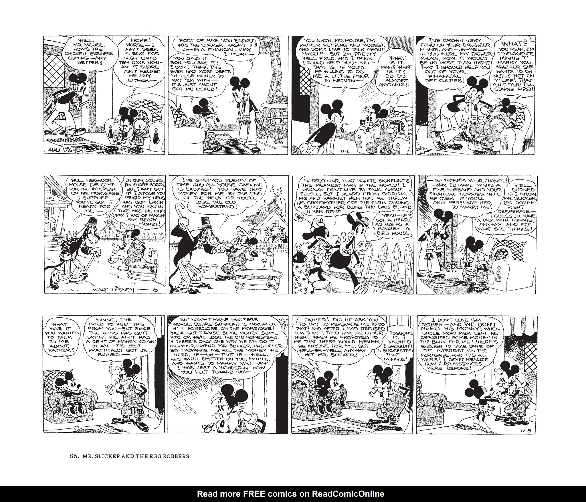 Read online Walt Disney's Mickey Mouse by Floyd Gottfredson comic -  Issue # TPB 1 (Part 1) - 86