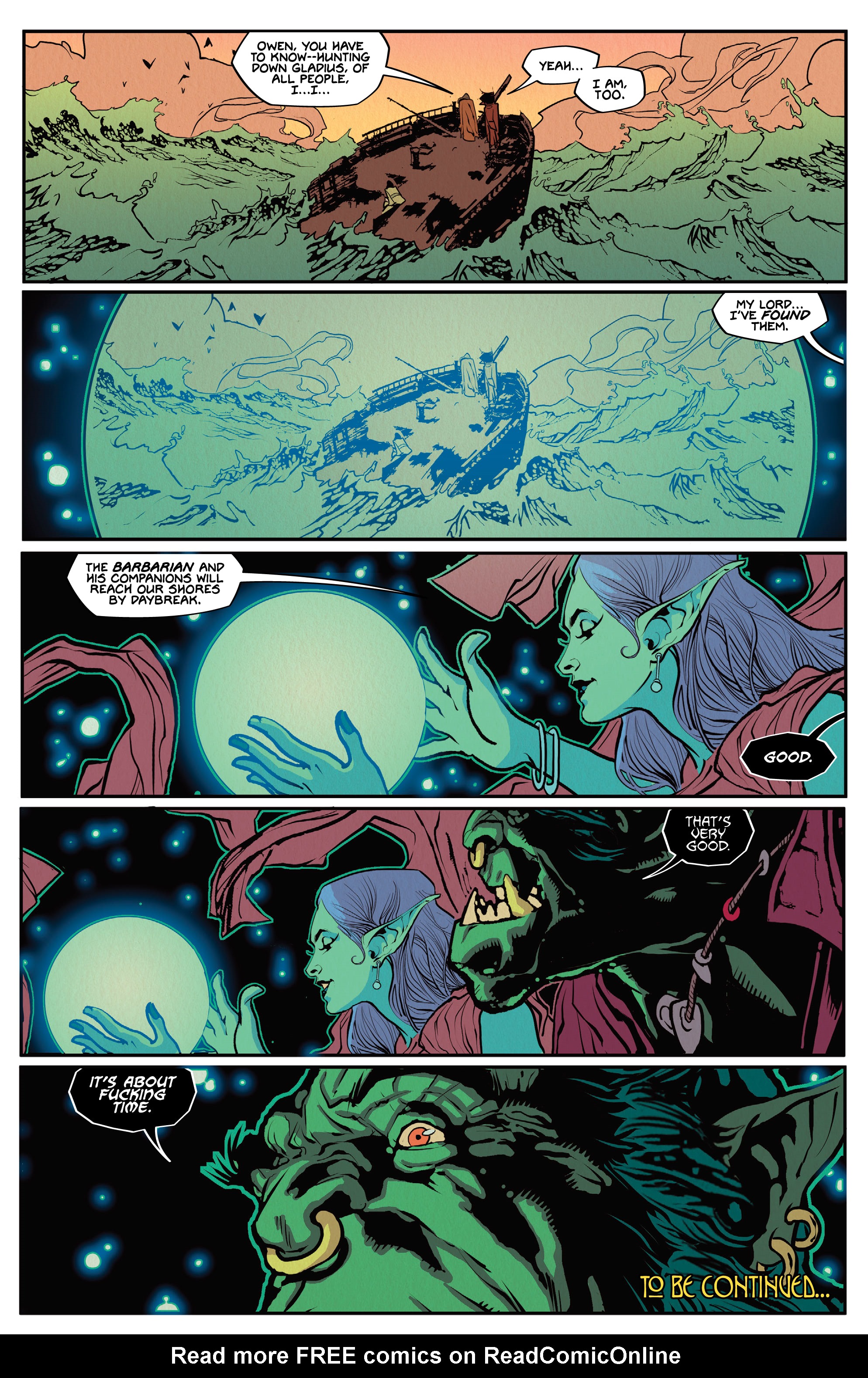 Read online Barbaric: Axe to Grind comic -  Issue #1 - 32