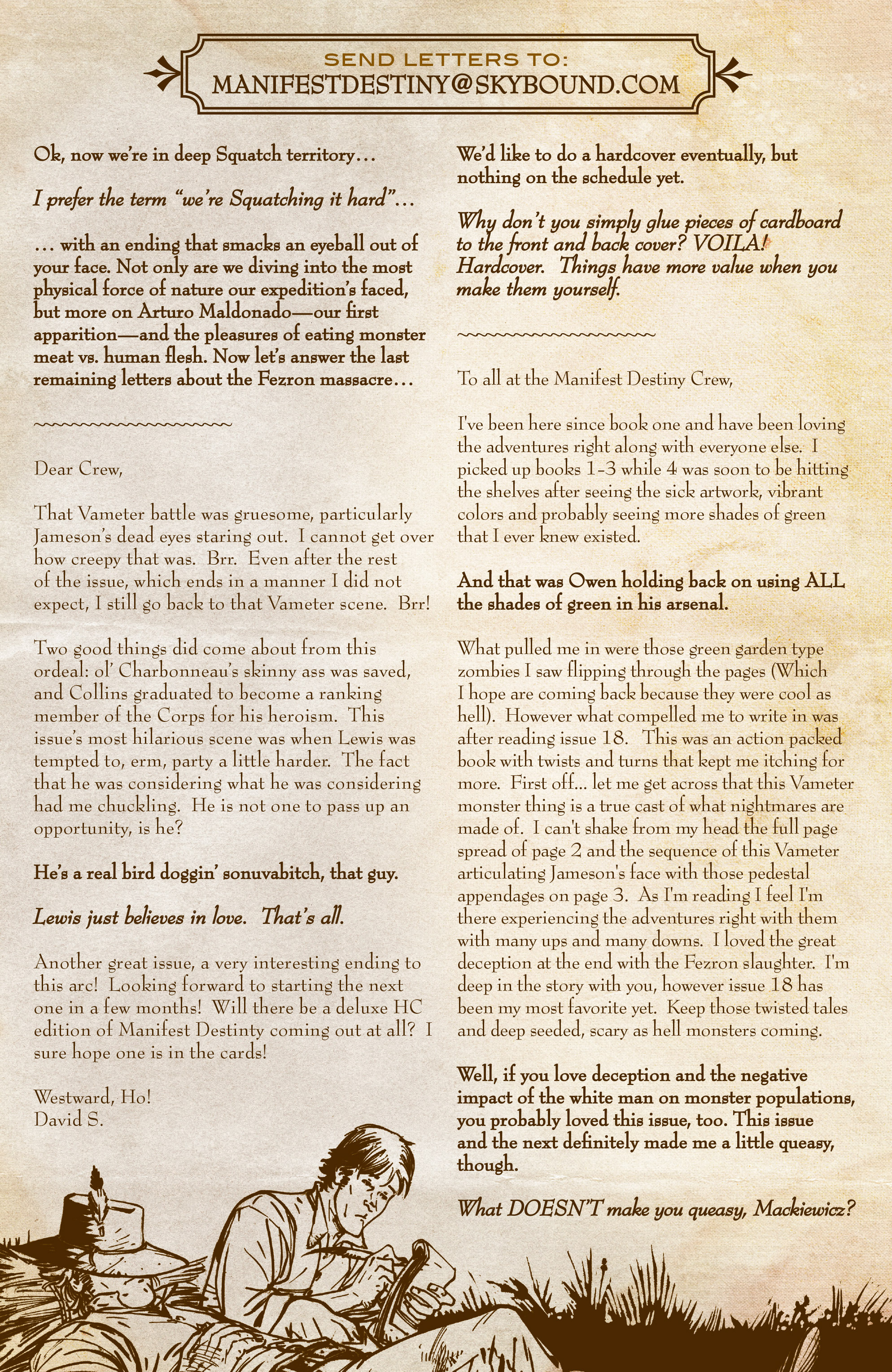 Read online Manifest Destiny comic -  Issue #20 - 23