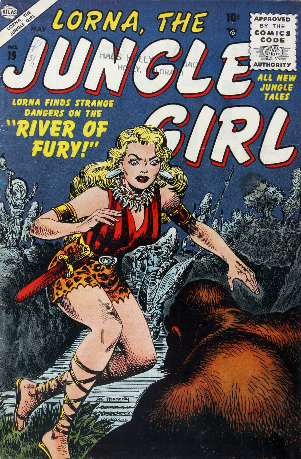Read online Lorna, The Jungle Girl comic -  Issue #19 - 1
