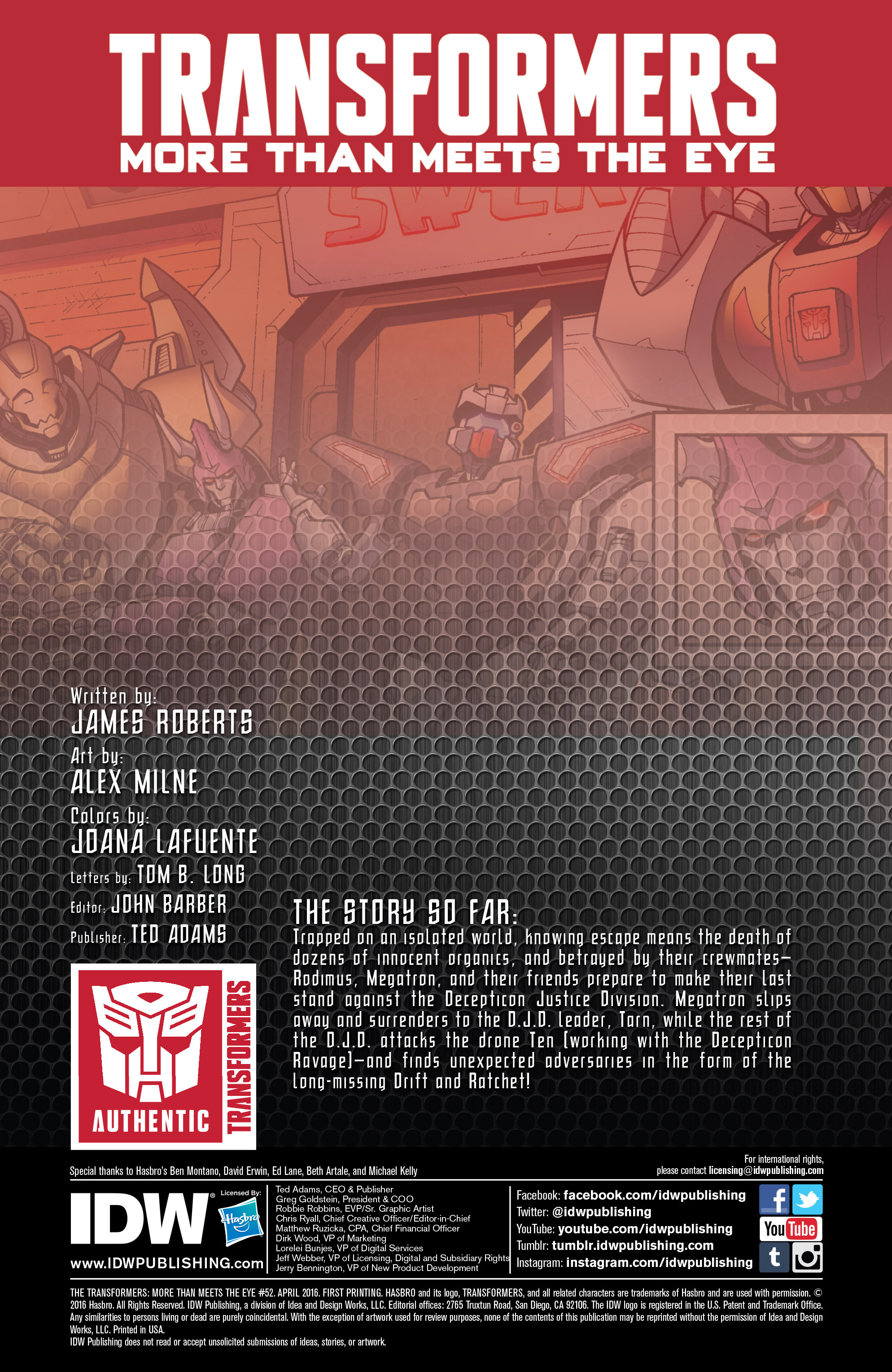 Read online The Transformers: More Than Meets The Eye comic -  Issue #52 - 2