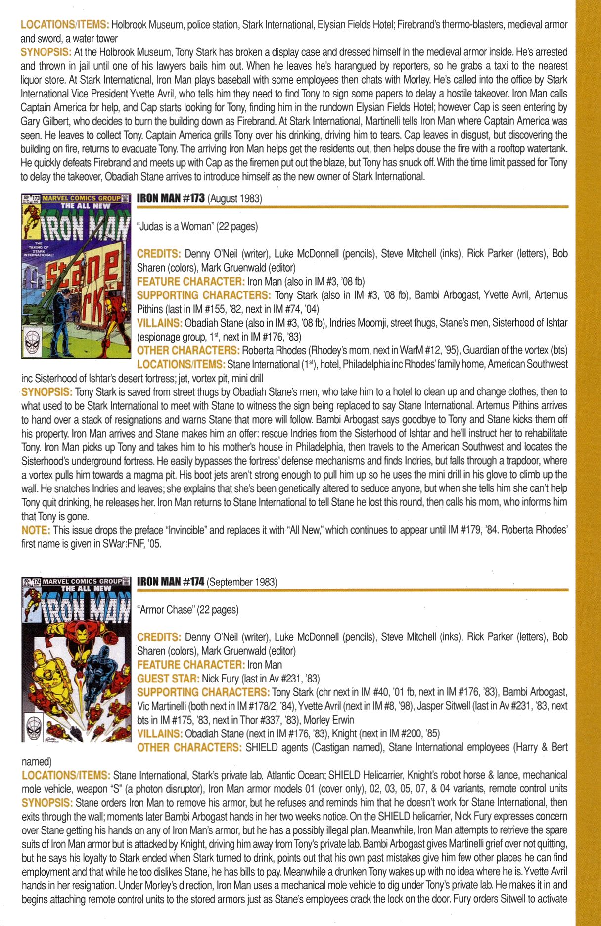 Read online Official Index to the Marvel Universe comic -  Issue #6 - 25