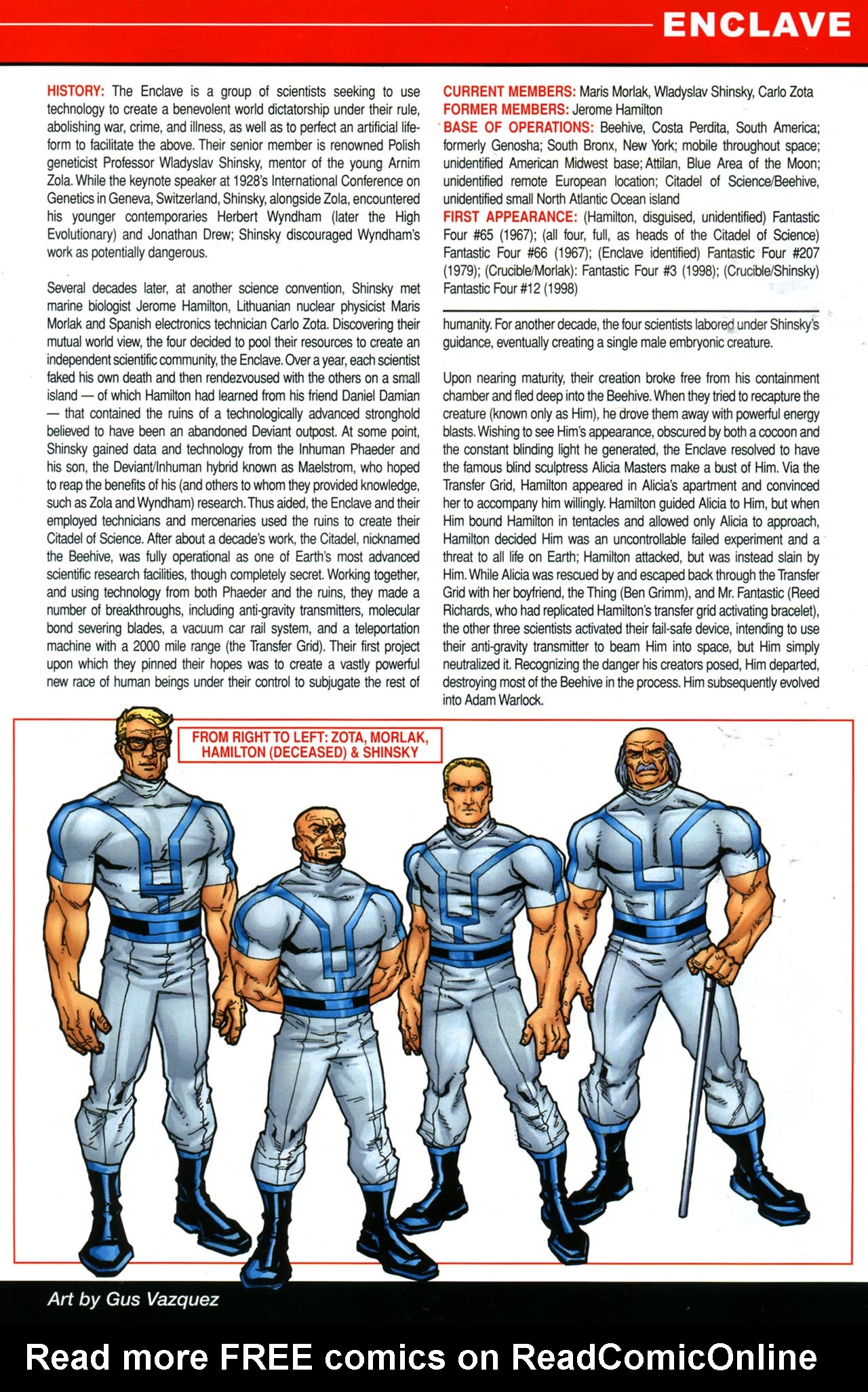 Read online Official Handbook of the Marvel Universe A To Z Update comic -  Issue #3 - 19