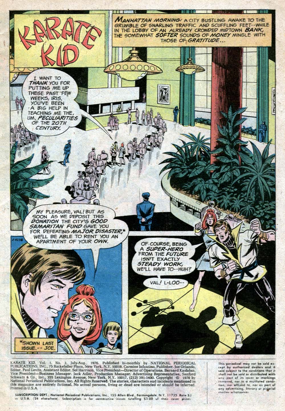 Read online Karate Kid comic -  Issue #3 - 2