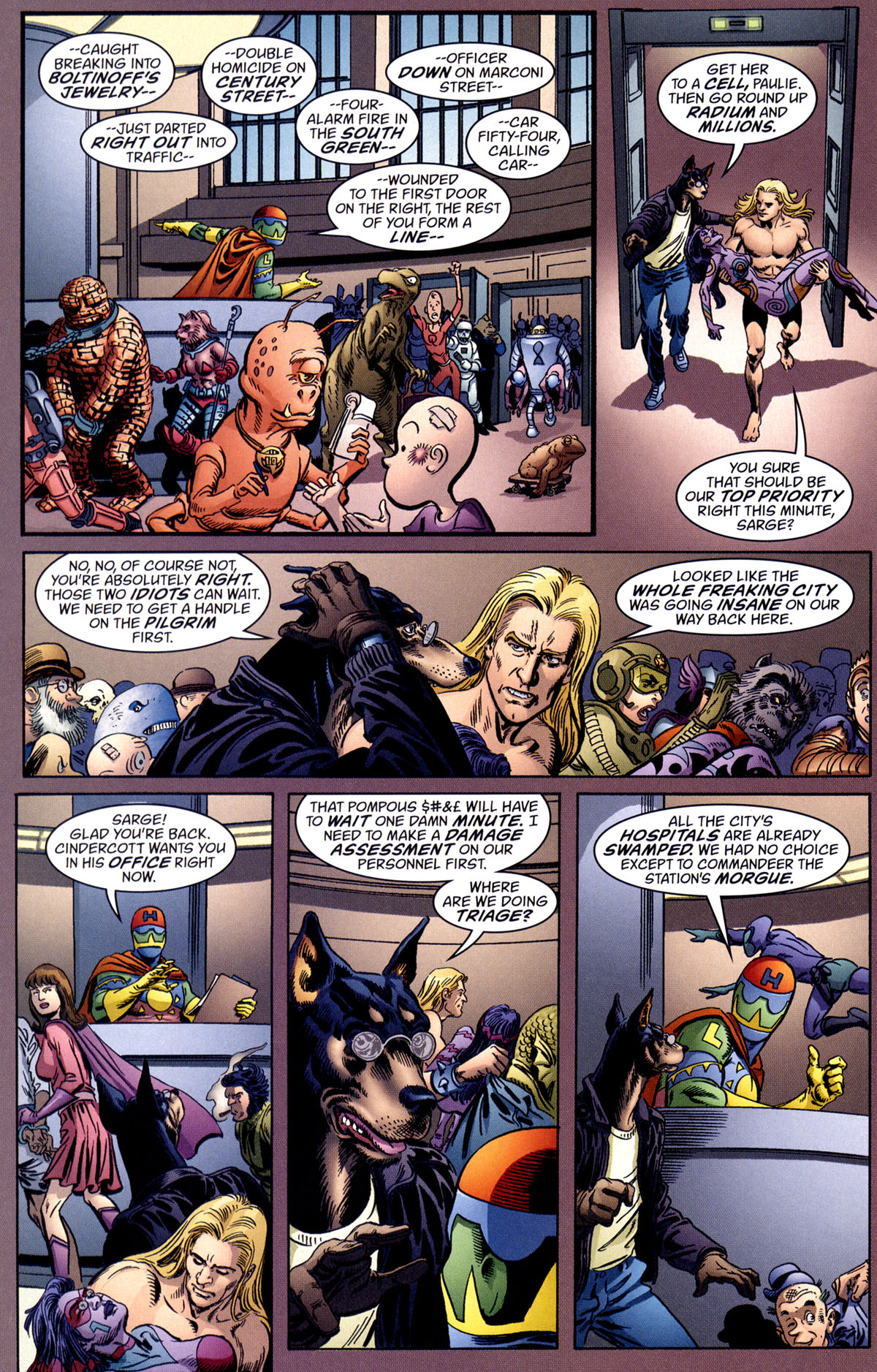 Read online Top 10: Beyond The Farthest Precinct comic -  Issue #5 - 10