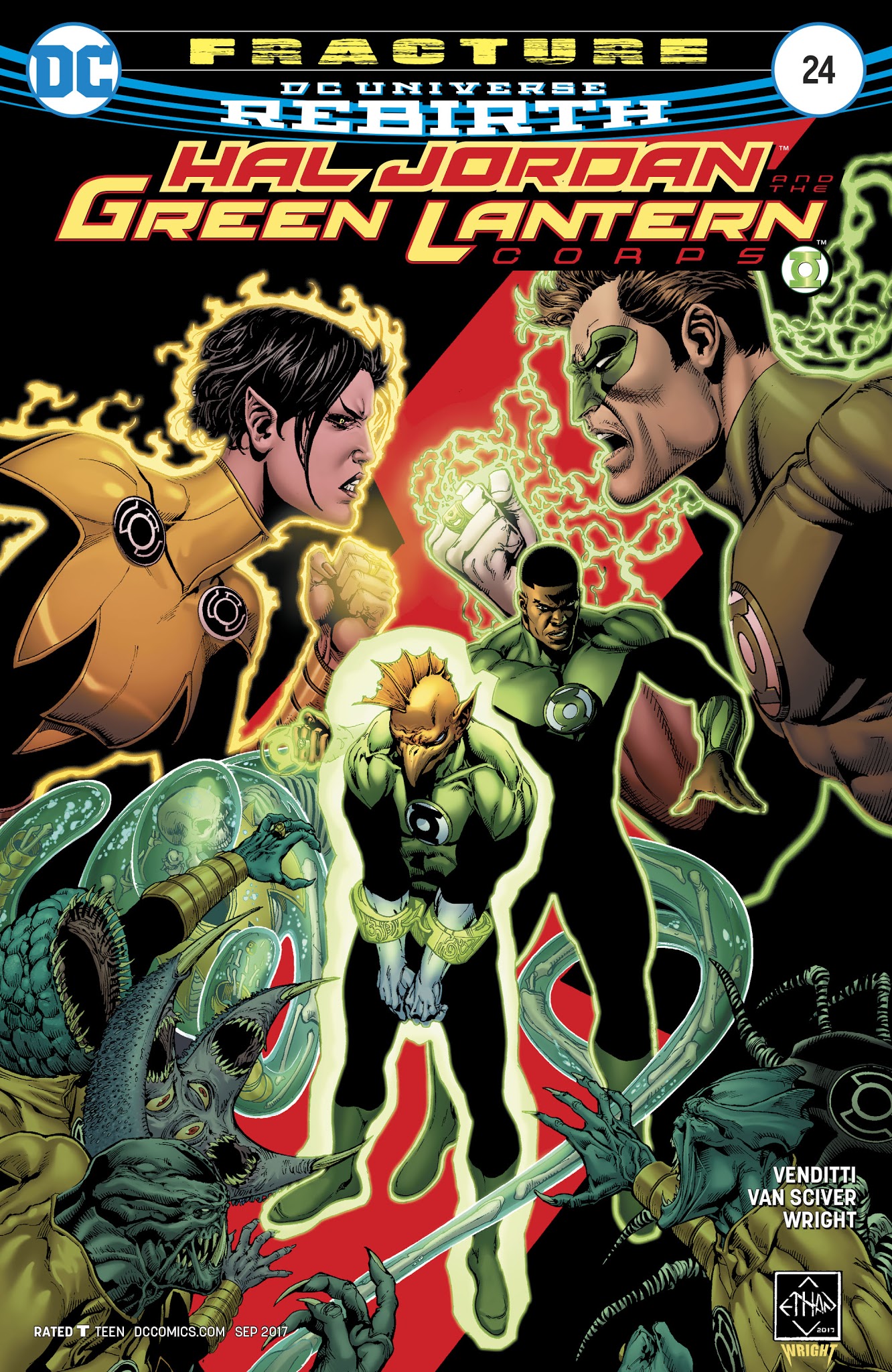 Read online Hal Jordan And The Green Lantern Corps comic -  Issue #24 - 1
