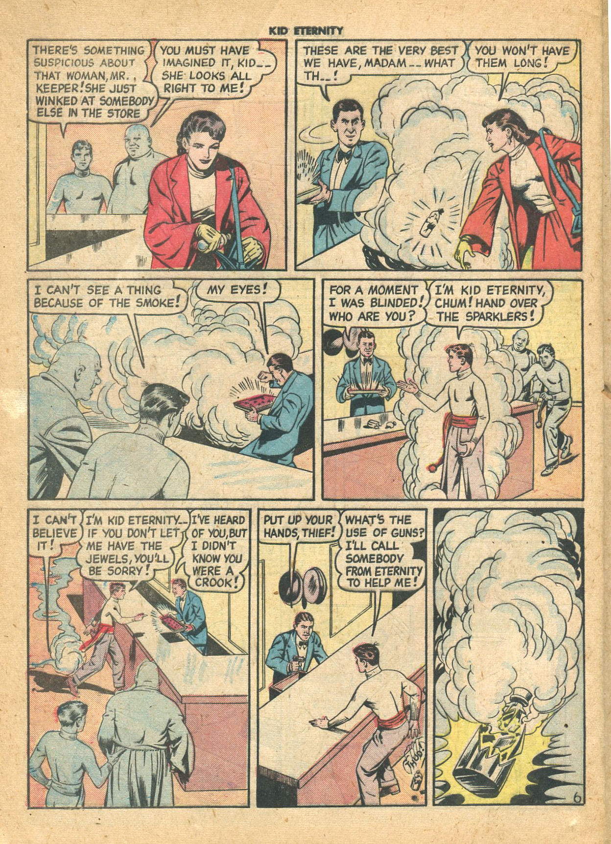 Read online Kid Eternity (1946) comic -  Issue #14 - 8