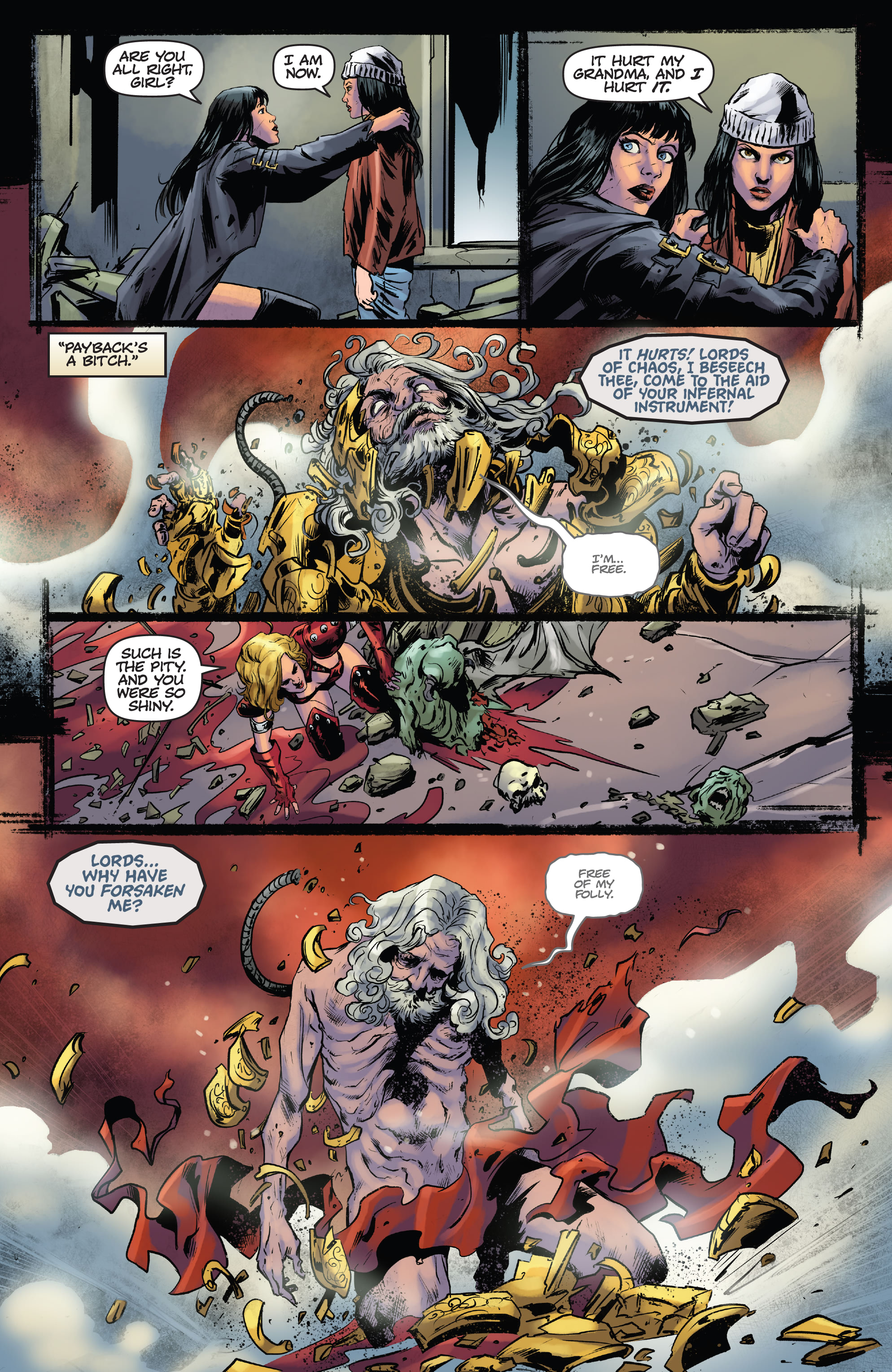 Read online Vengeance of Vampirella (2019) comic -  Issue #18 - 19