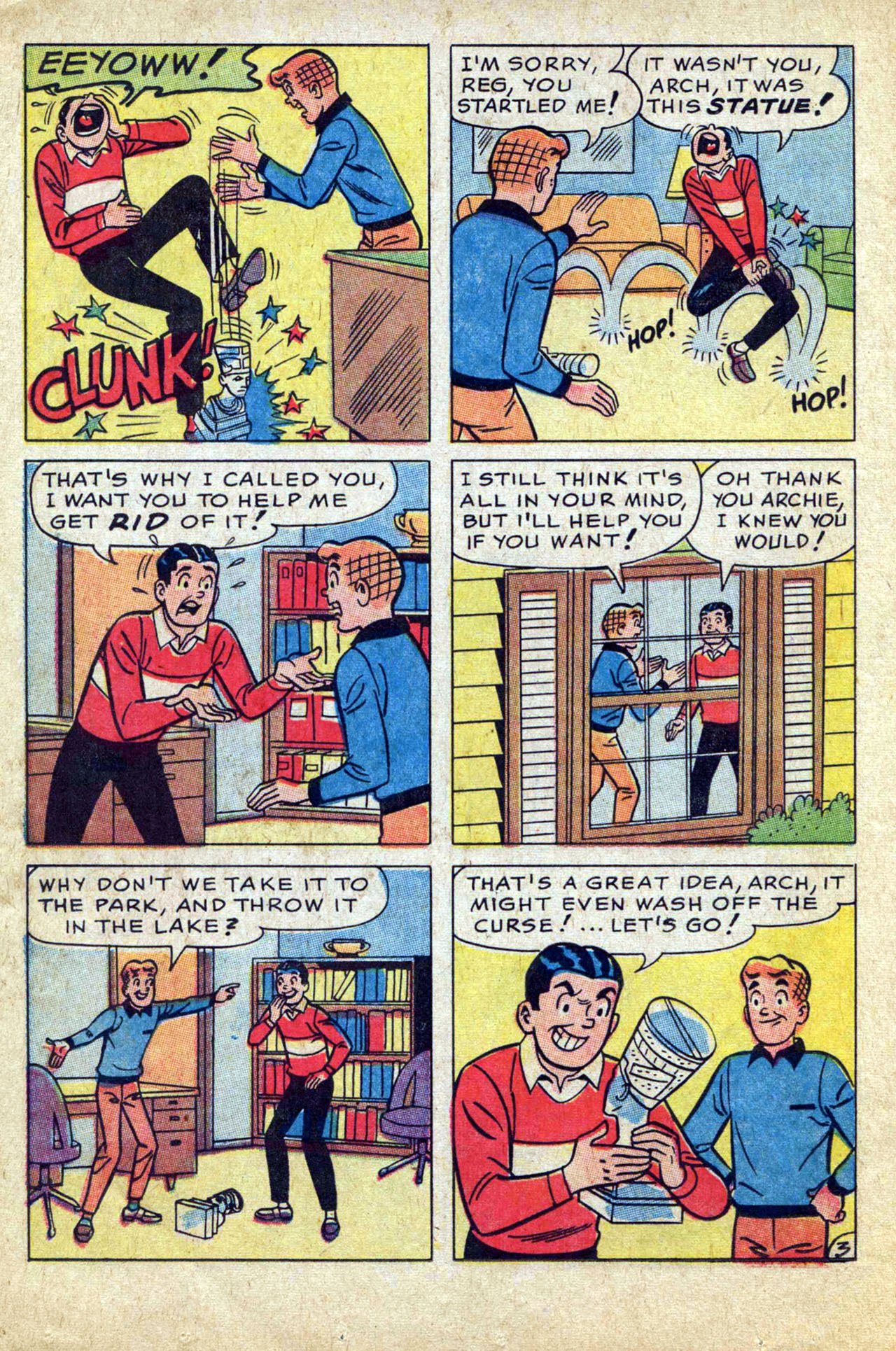Read online Reggie and Me (1966) comic -  Issue #26 - 22